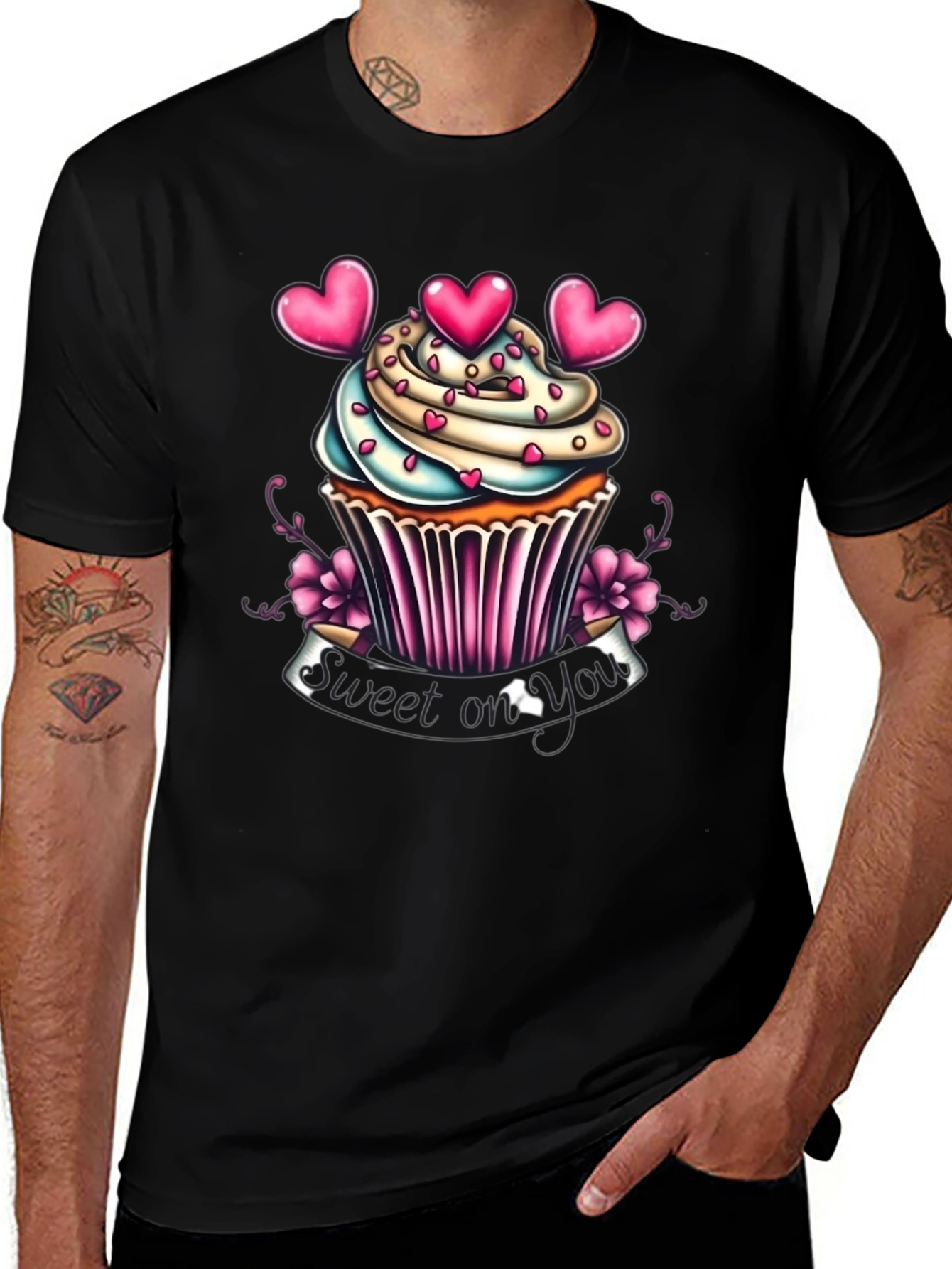 Variant 22 of Sweet On You Cupcake Graphic T-Shirt
