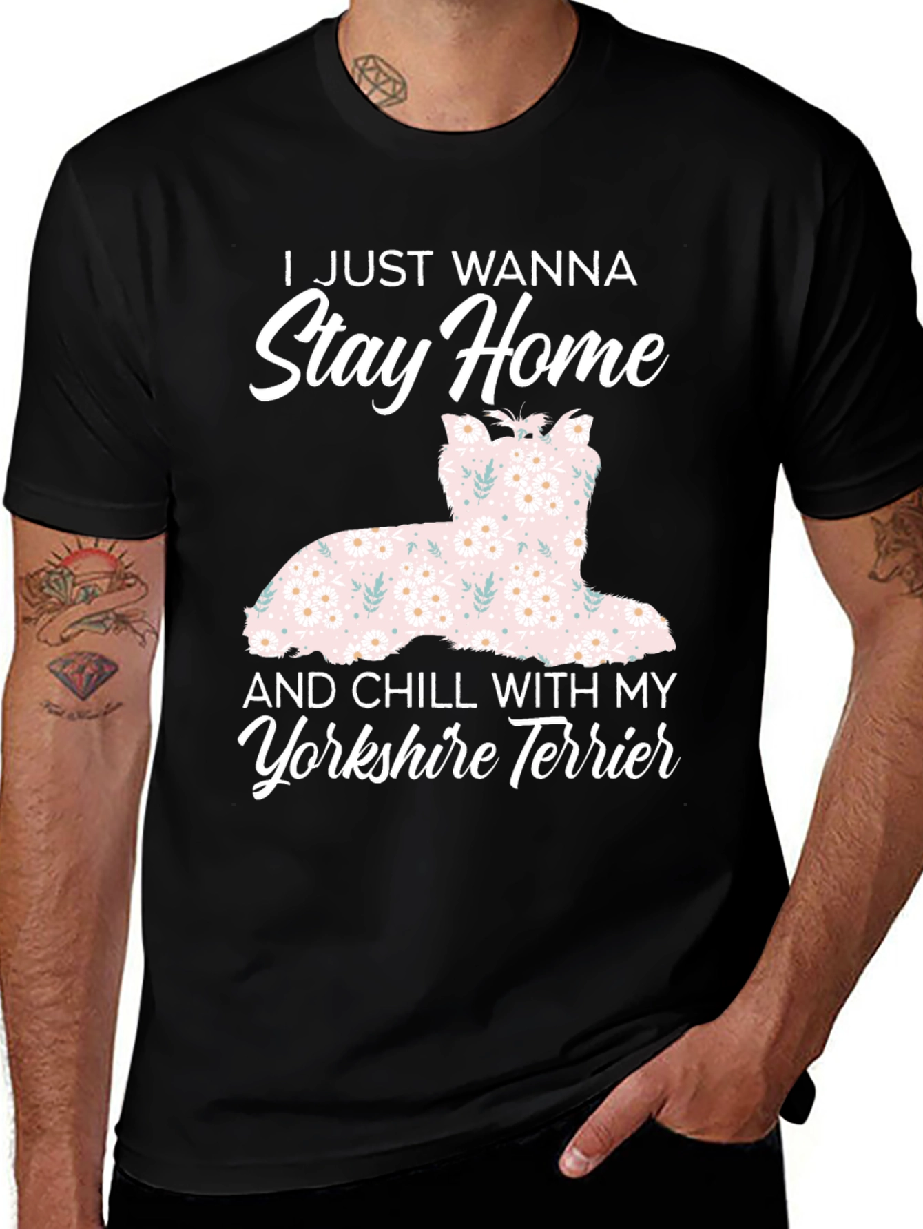 Stay Home Yorkshire Terrier T-Shirt