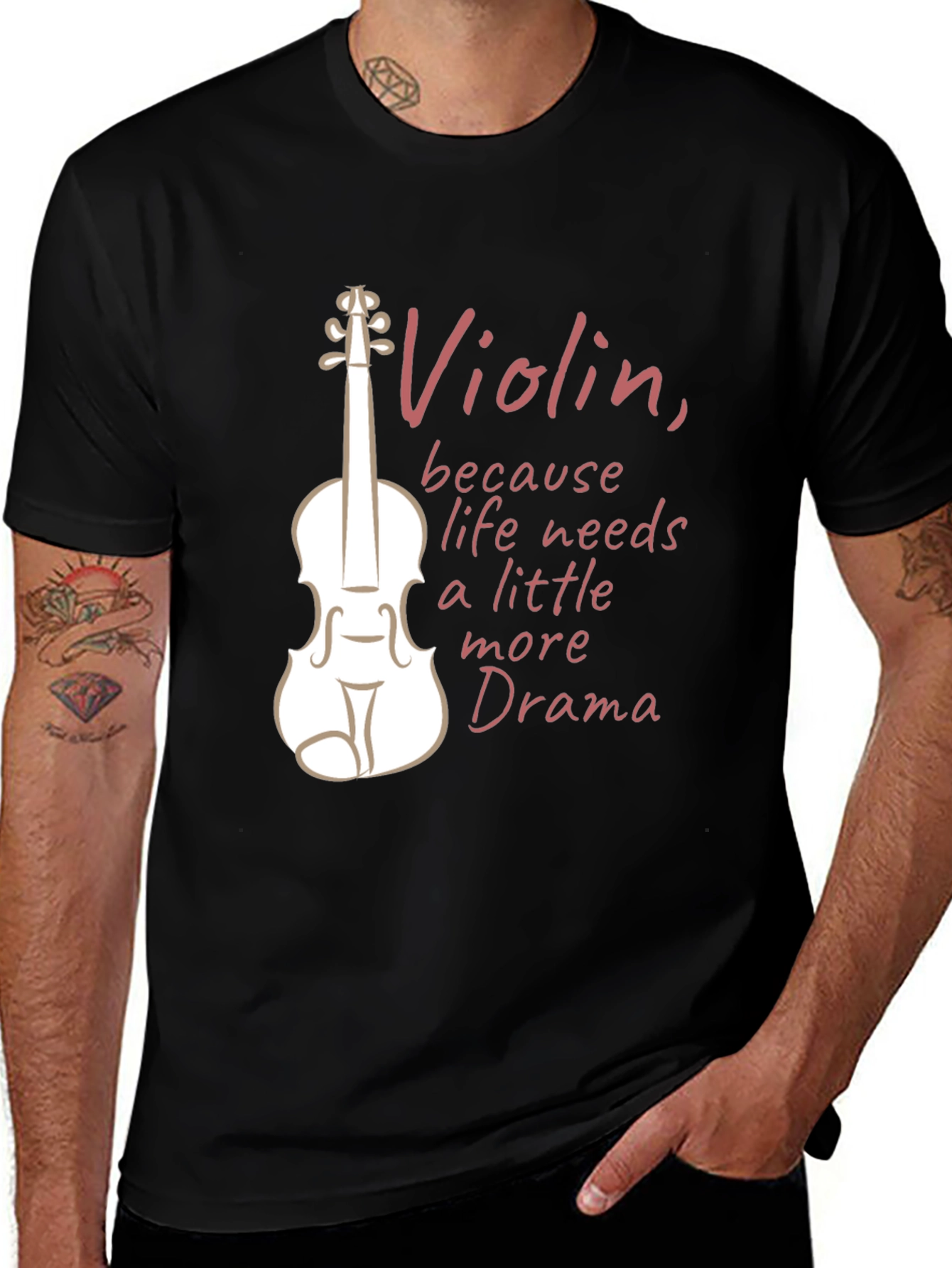Variant 15 of Violin Drama T-Shirt - Musician's Humor