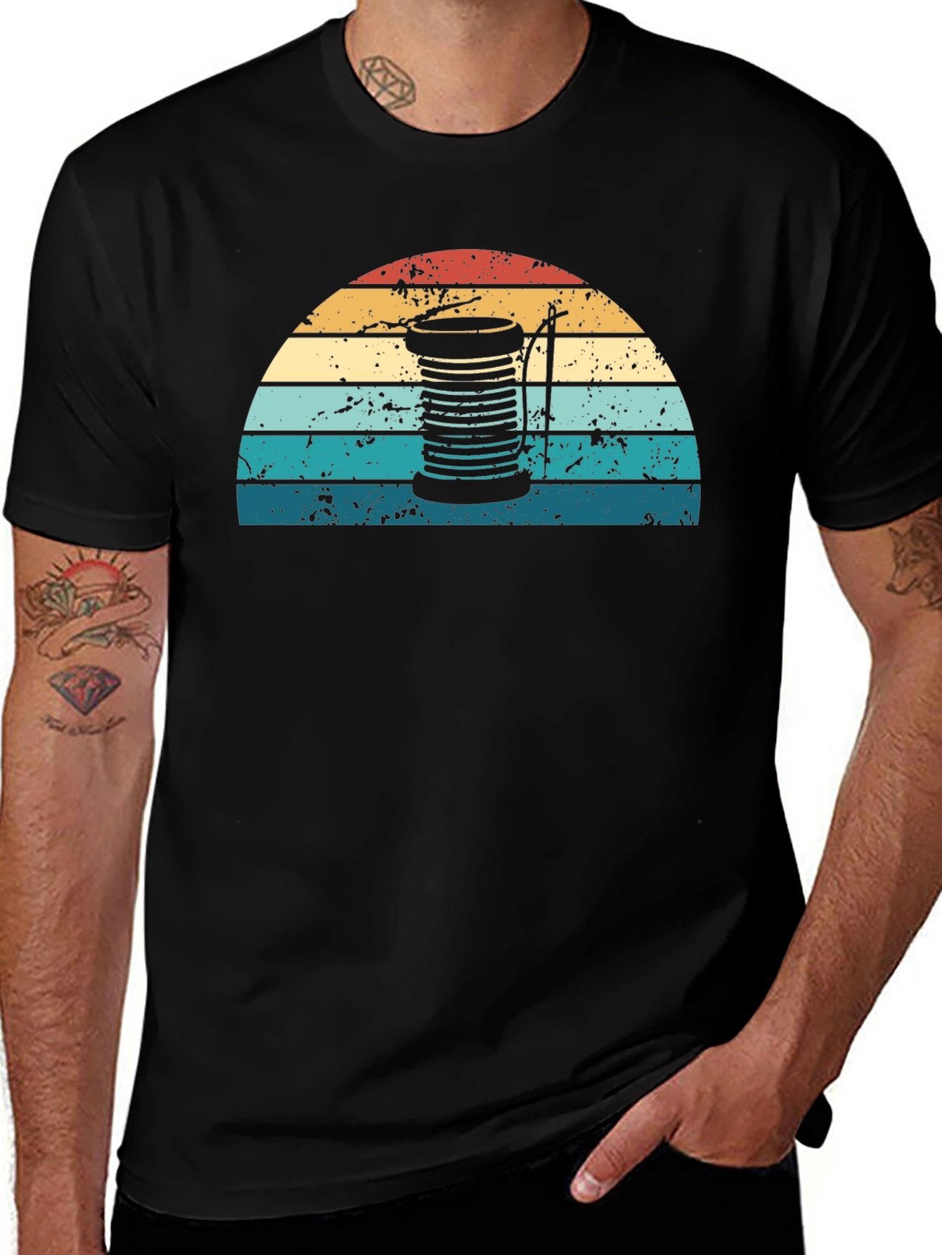Variant 26 of Retro Sewing Spool T-Shirt