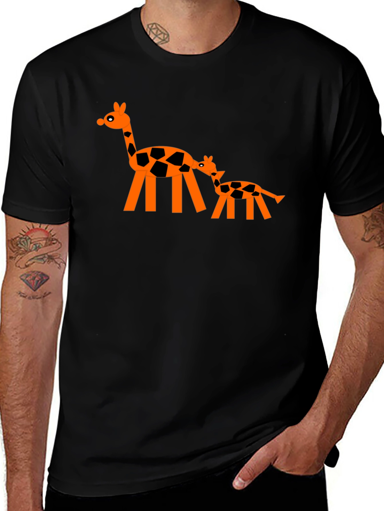 Variant 26 of Giraffe Graphic Tee - Fun, Stylish T-Shirt