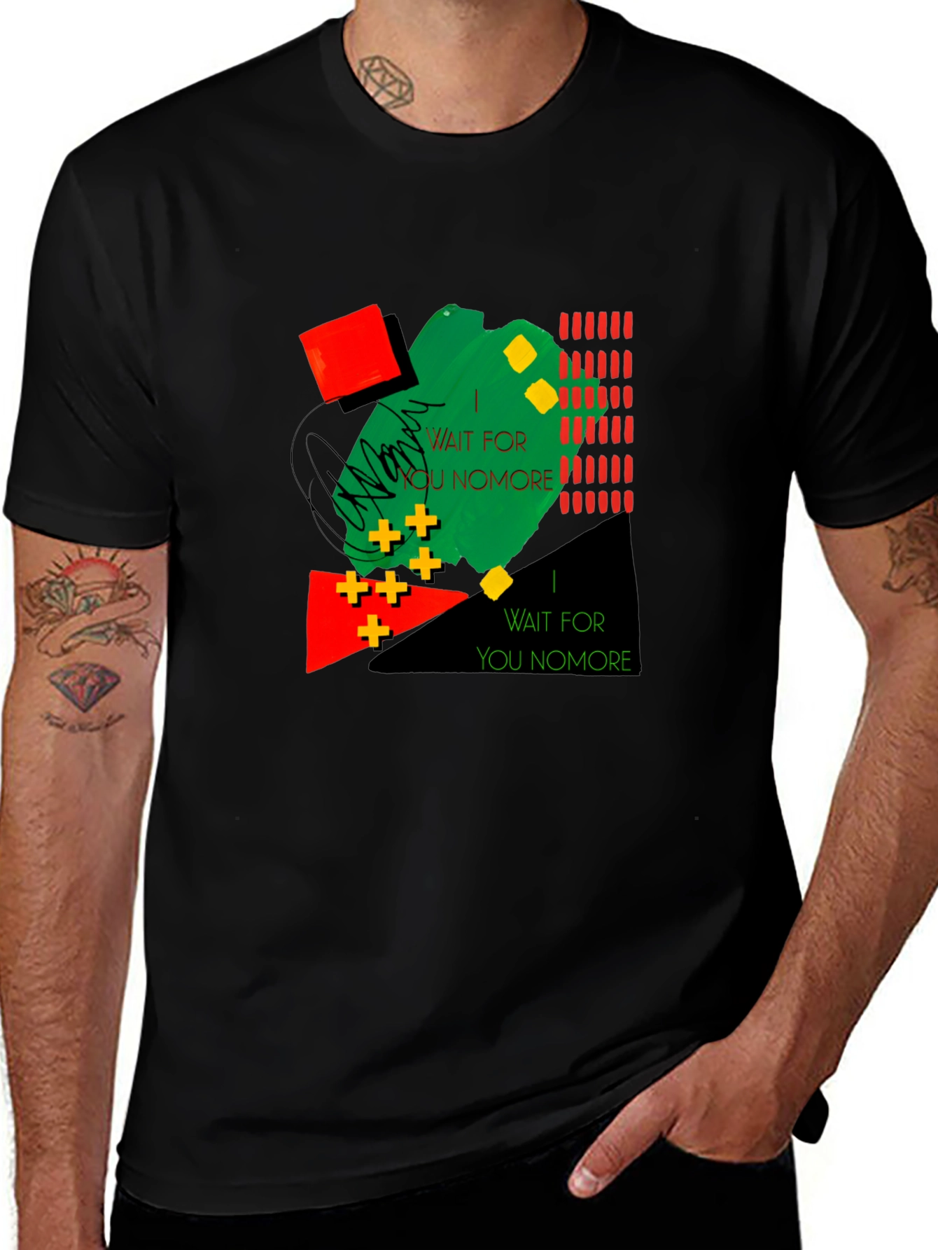 Variant 11 of Bold Graphic Tee - Abstract Design