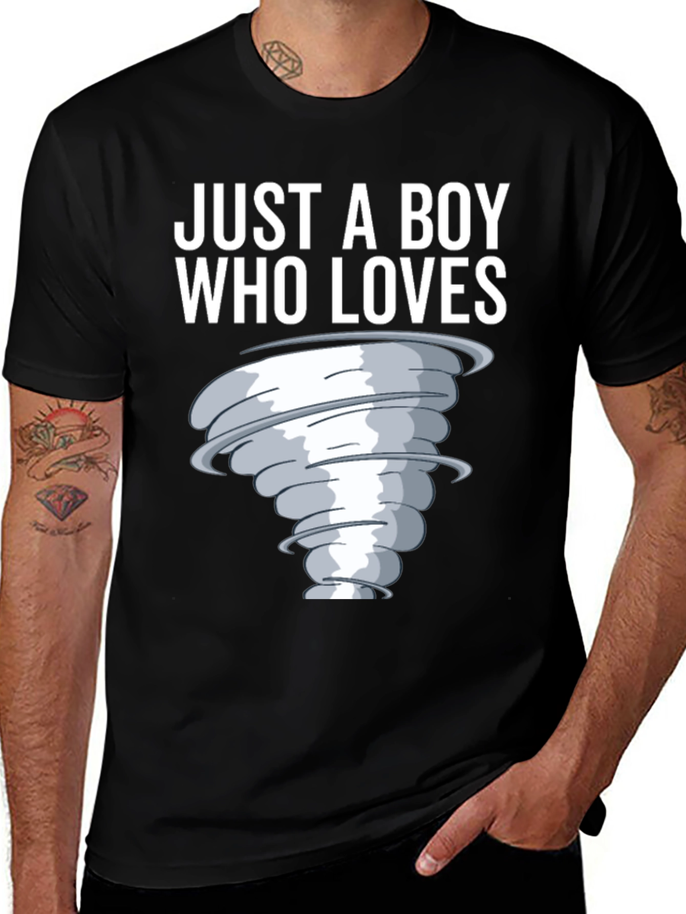 Just A Boy Who Loves Tornadoes T-Shirt