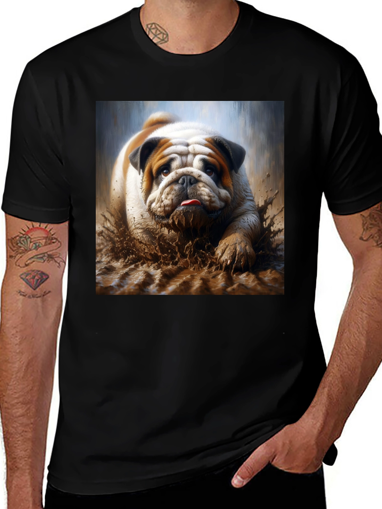 Variant 7 of Bulldog Muddy Adventure T-Shirt