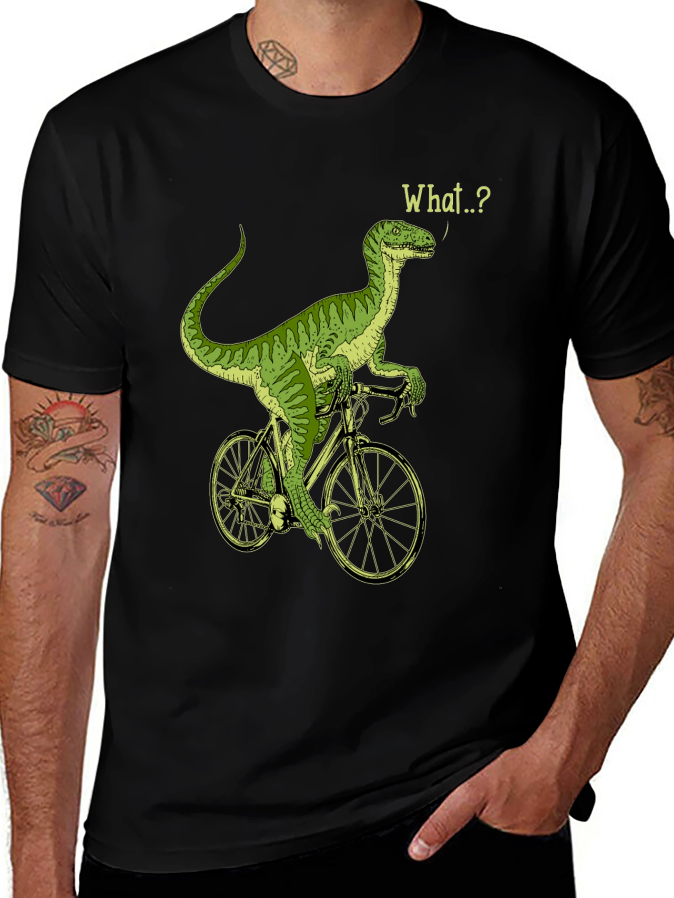 Variant 8 of Dino on a Bike Graphic T-Shirt