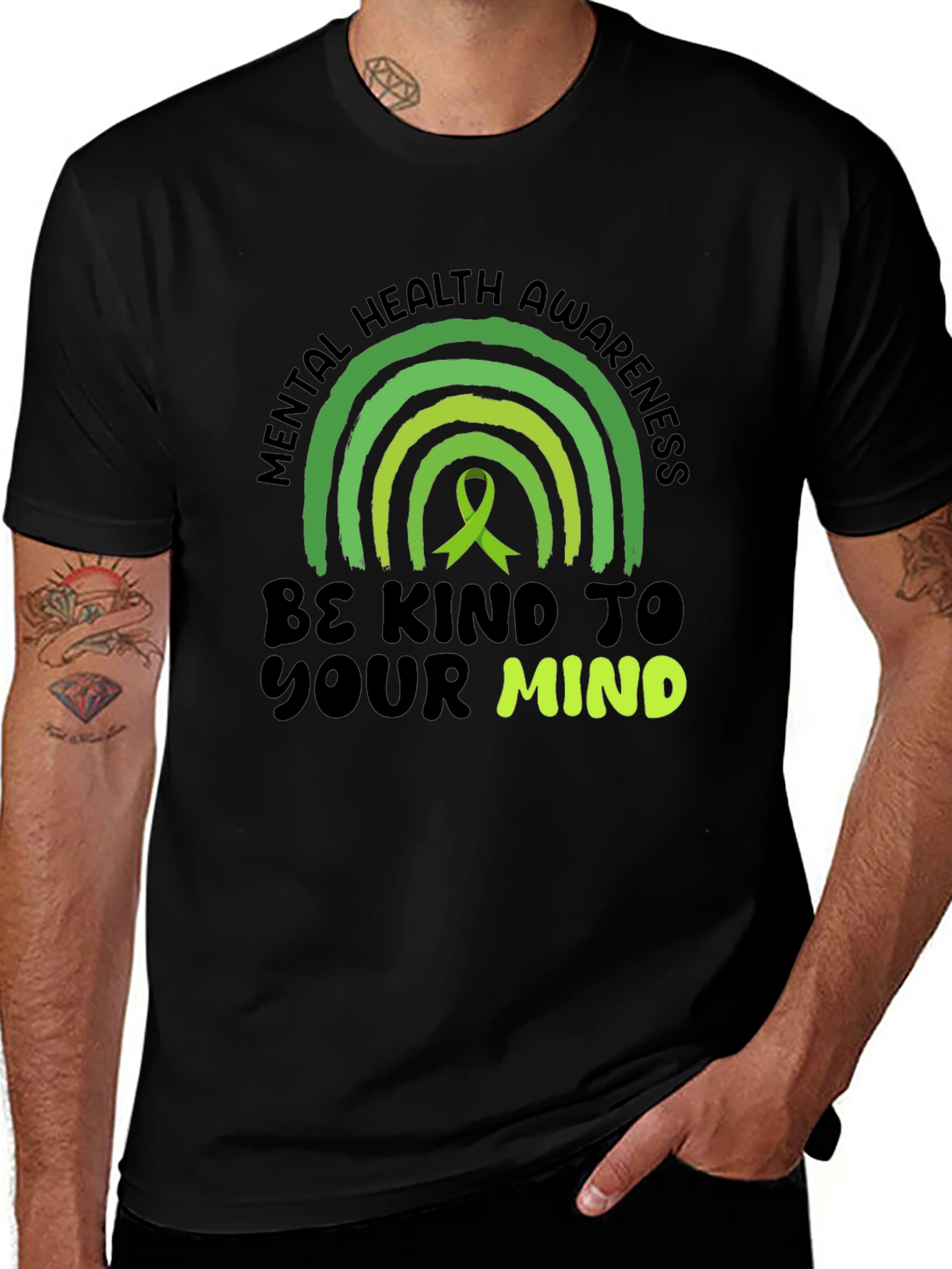Variant 18 of Mental Health Awareness T-Shirt - Be Kind To Your Mind