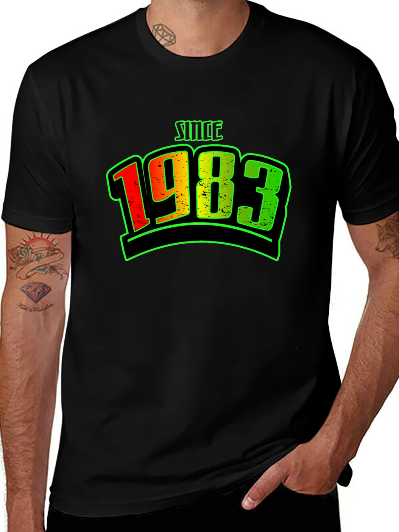 Variant 28 of Since 1983 Black Graphic T-Shirt