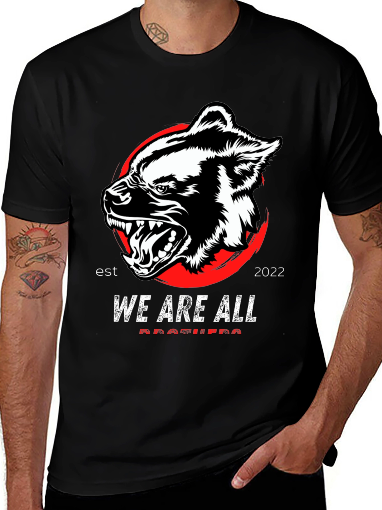 Variant 24 of We Are All Anzillera Black T-Shirt