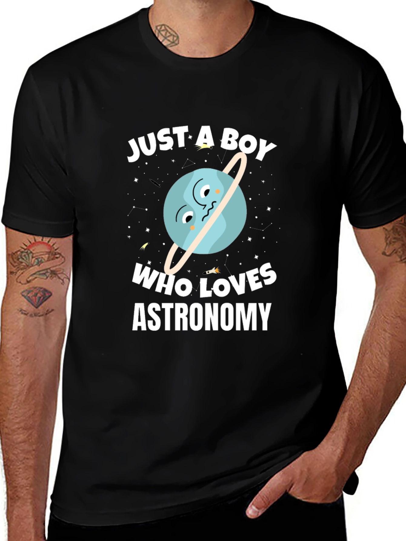 Variant 15 of Astronomy Lover Boy's T-Shirt