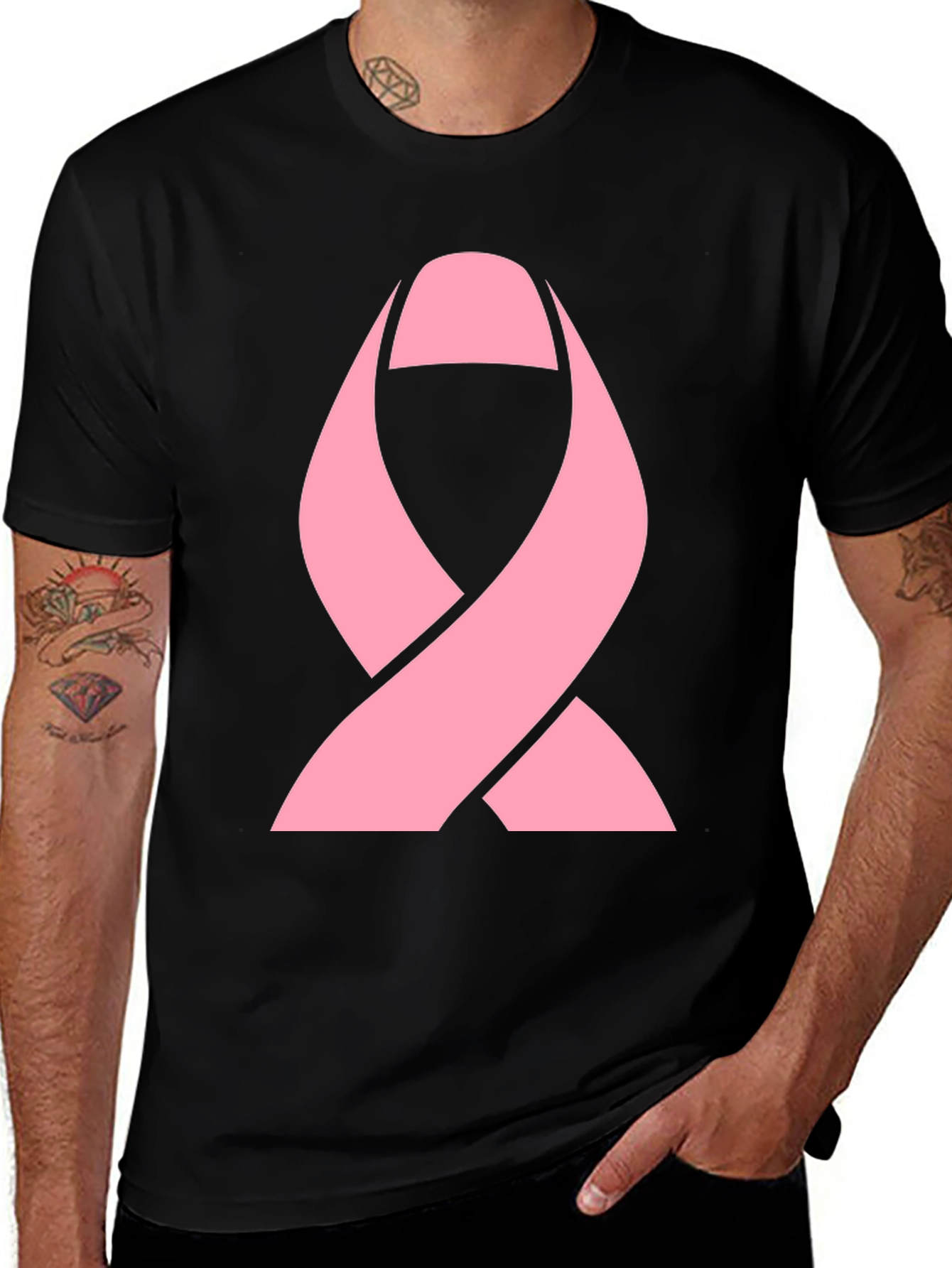 Variant 30 of Breast Cancer Awareness Ribbon T-Shirt