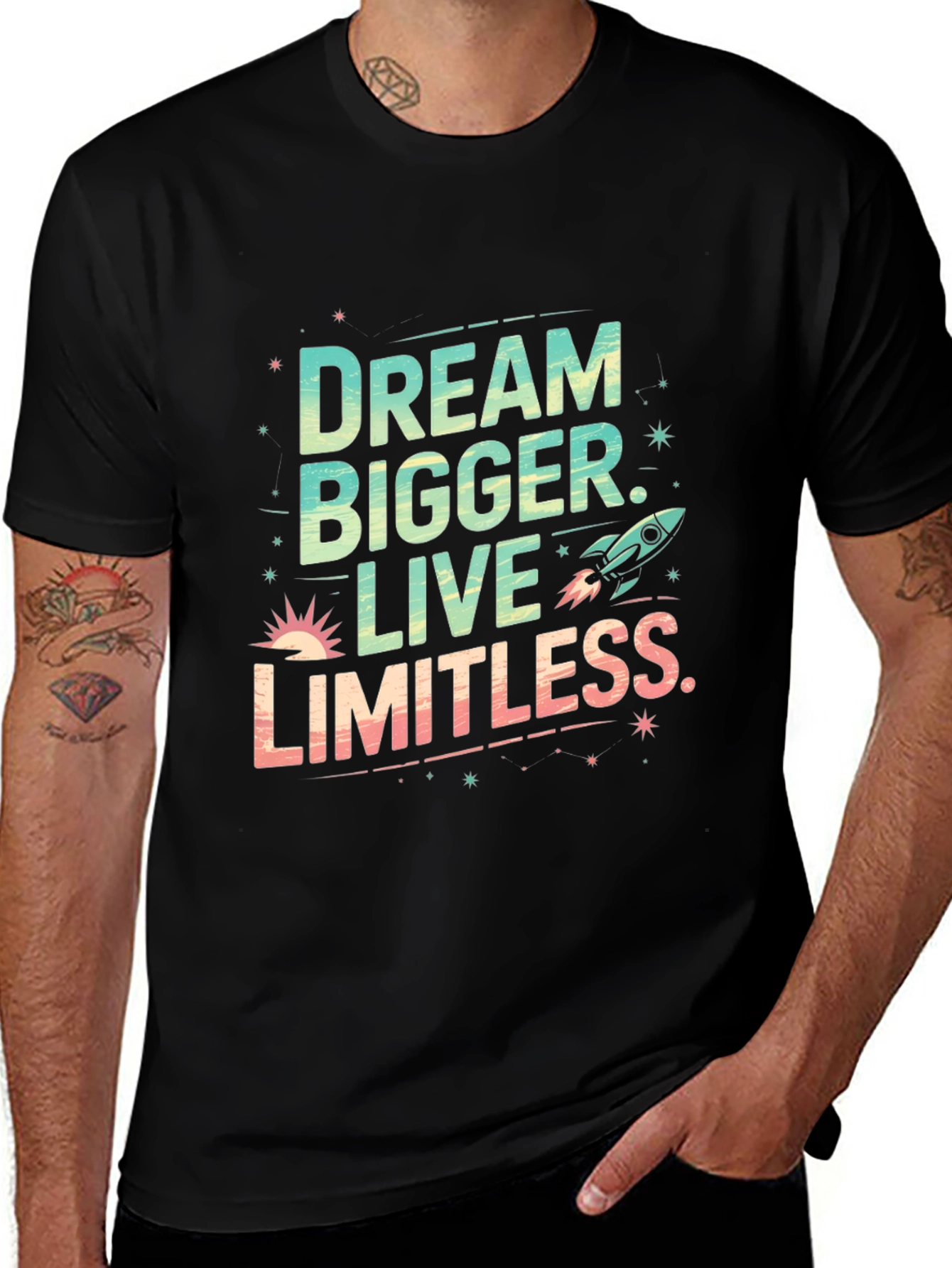 Variant 24 of Dream Bigger T-Shirt - Limitless Design