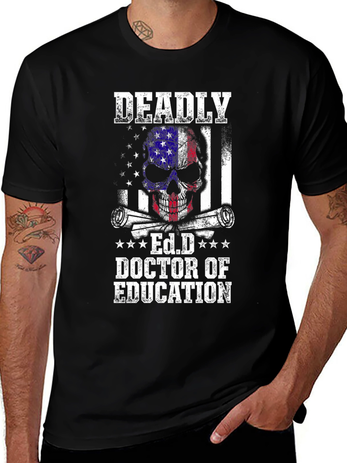 Deadly Ed.D Doctor of Education Graphic Tee