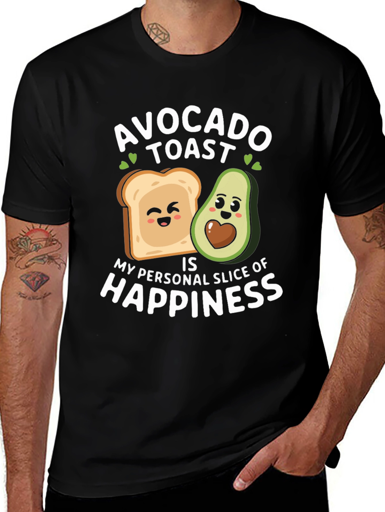 Variant 6 of Avocado Toast Happiness T-Shirt