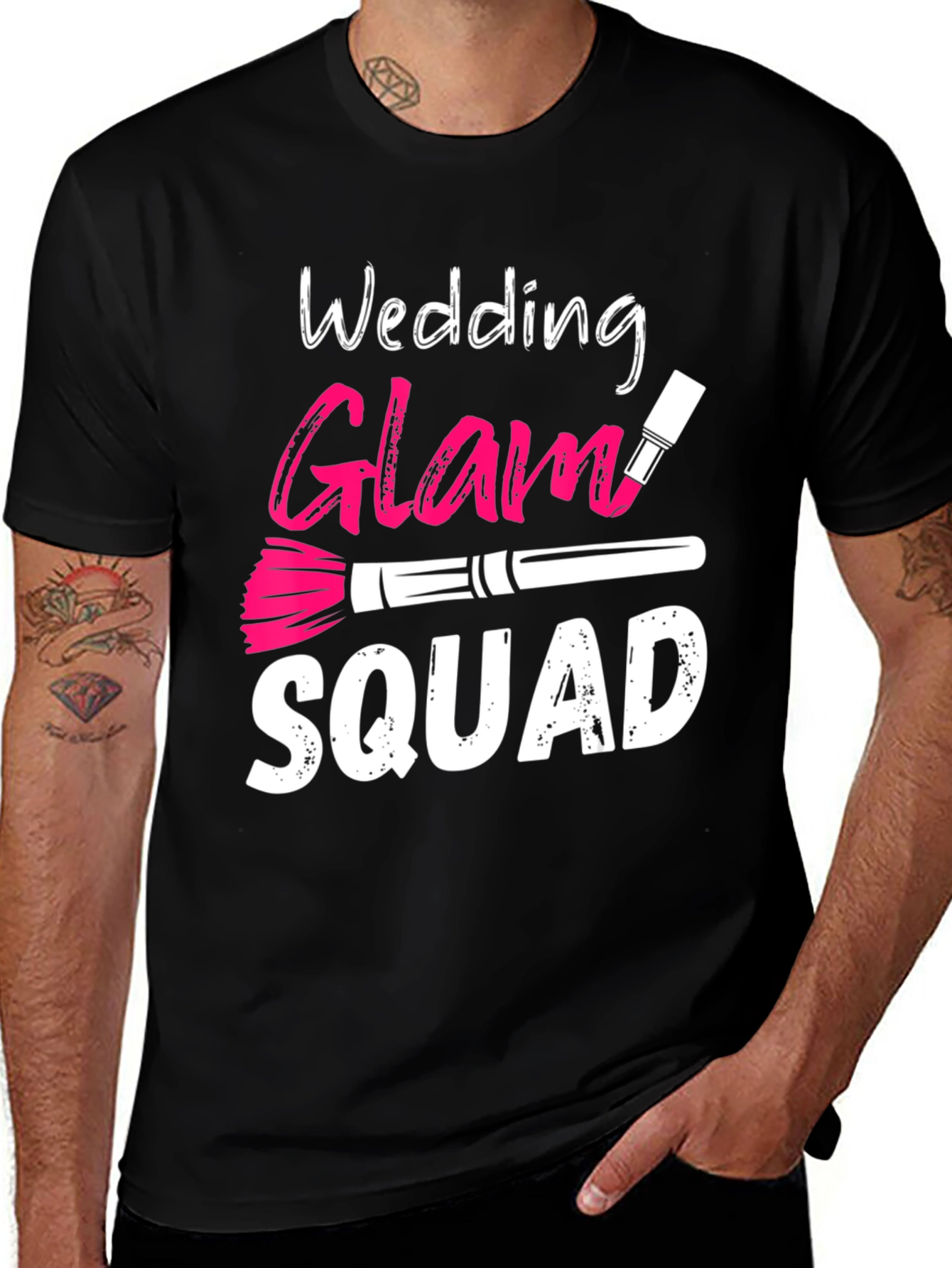 Variant 7 of Wedding Glam Squad T-Shirt - Bridal Party Tee