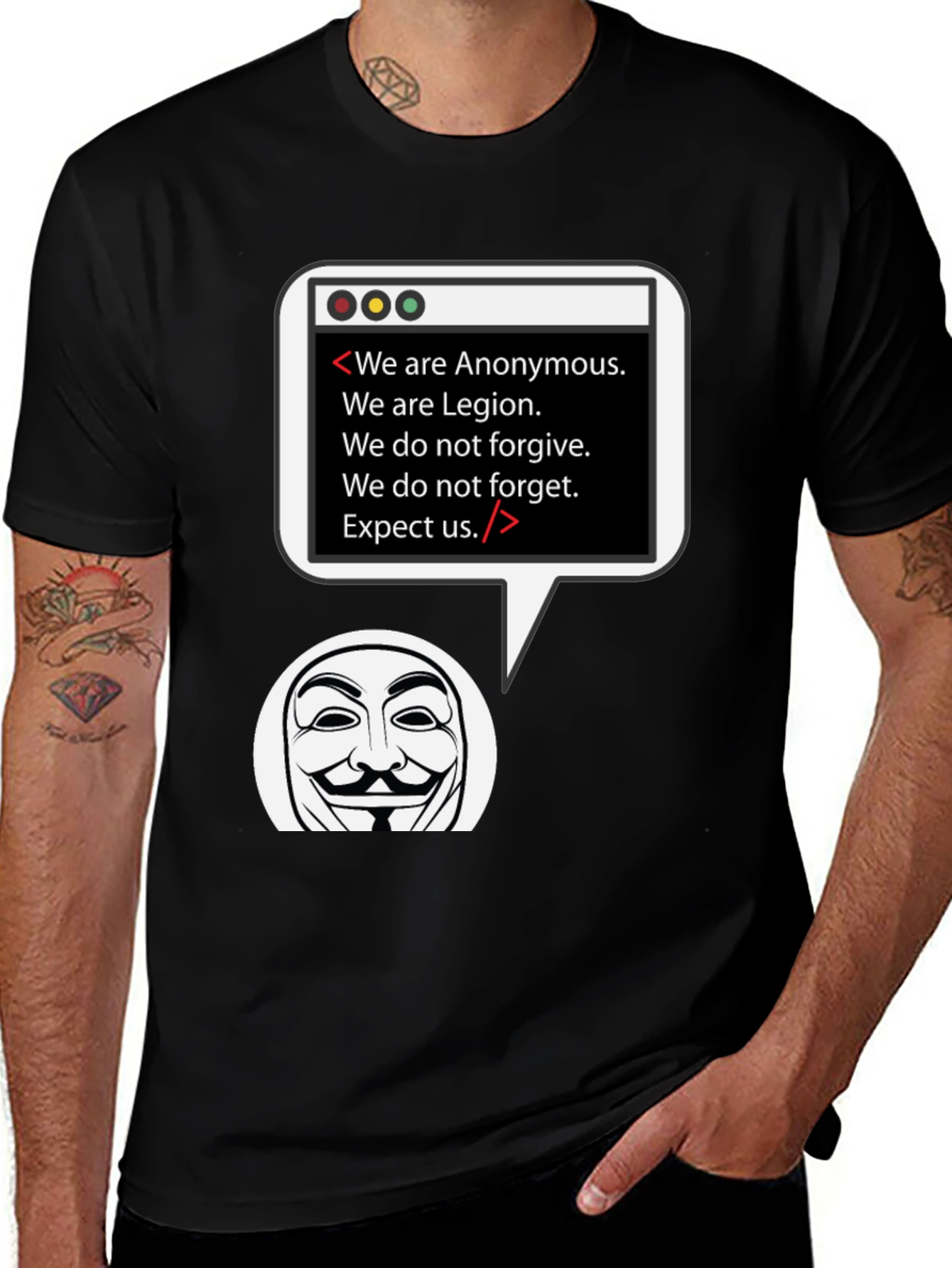 Anonymous Legion T-Shirt: Hacktivist Style