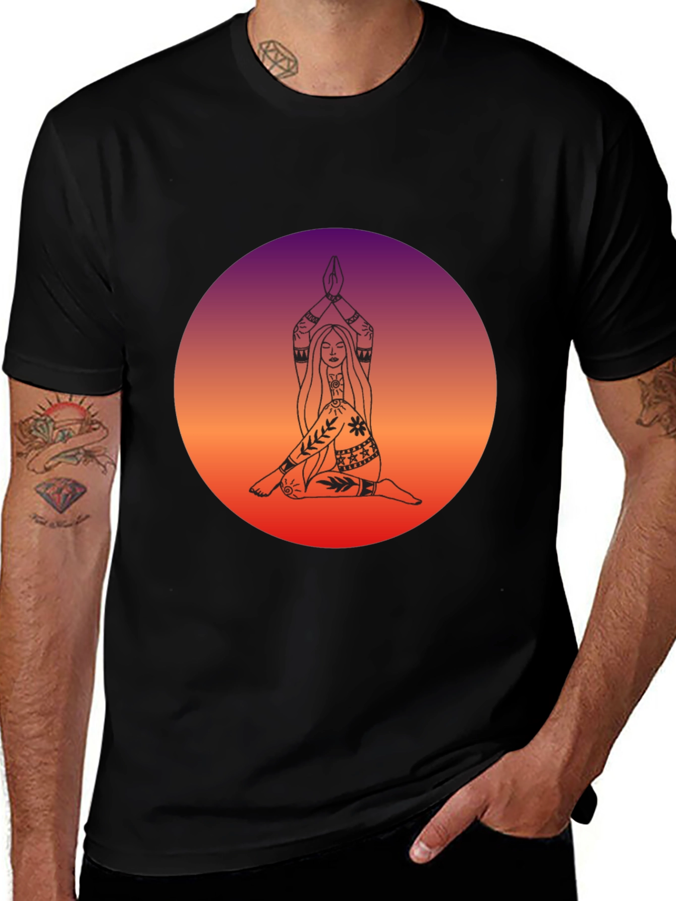 Variant 23 of Yoga Woman Graphic Tee - Relaxed Fit