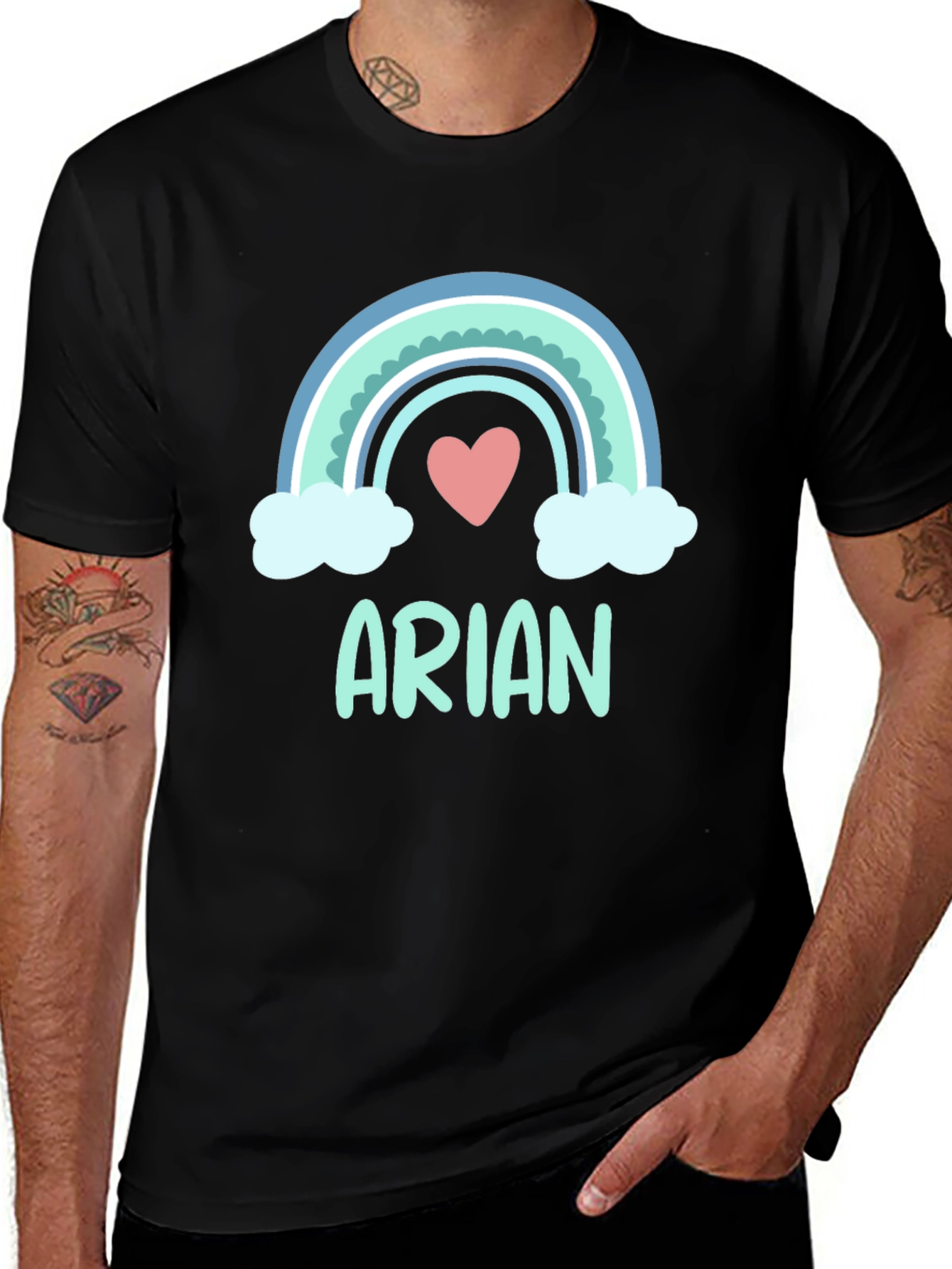 Variant 16 of Rainbow Arian Heart T-Shirt