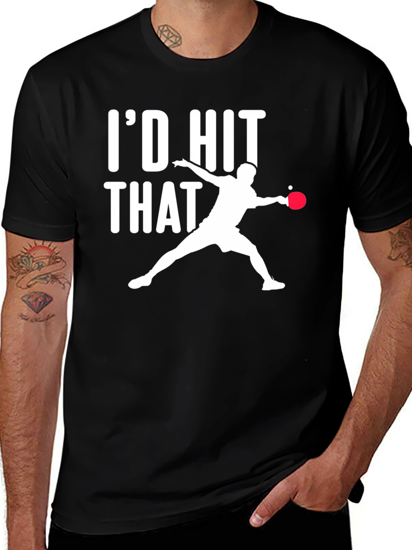 Variant 9 of I'd Hit That Ping Pong Graphic Tee