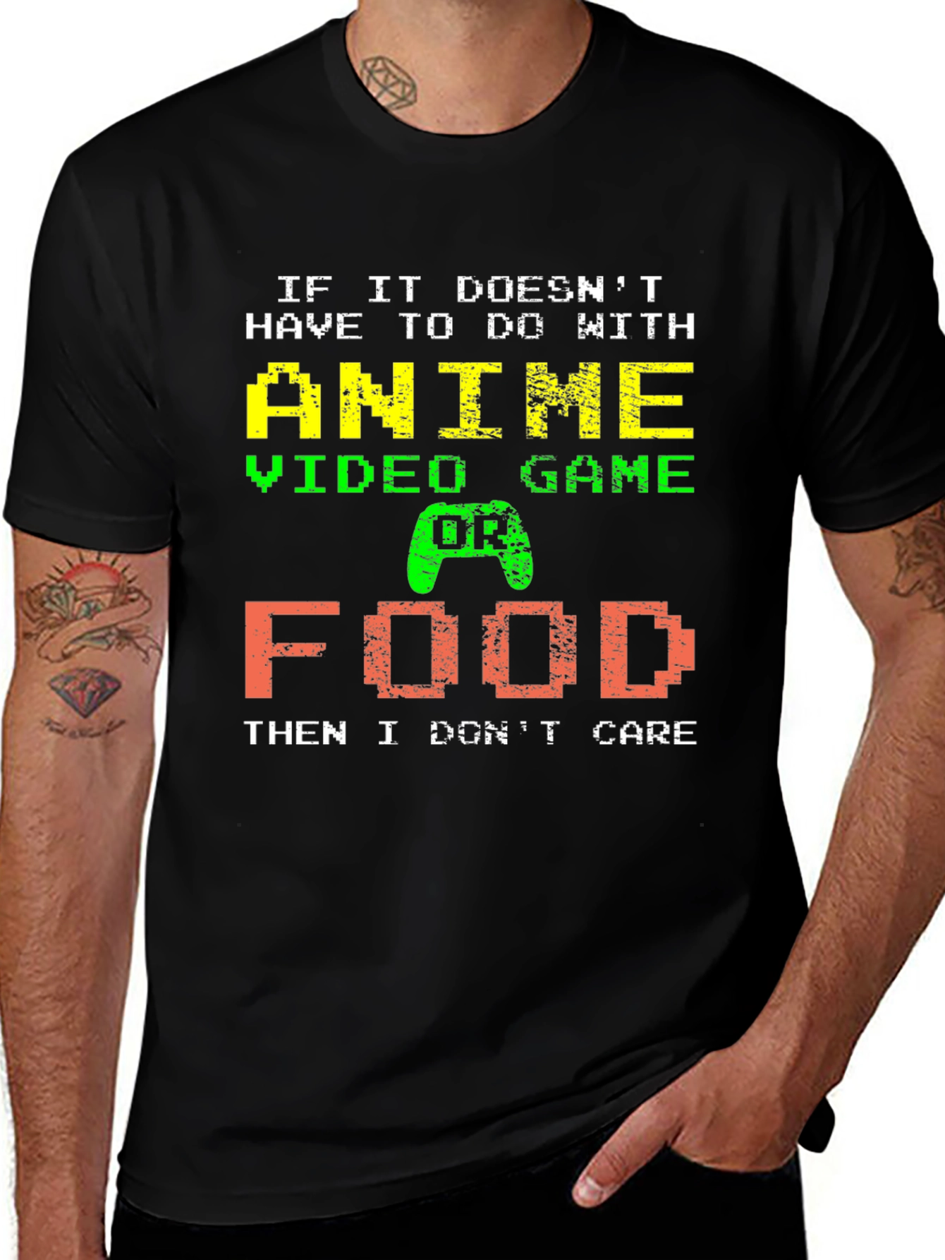 Variant 16 of Gamer T-Shirt - Anime, Video Games & Food