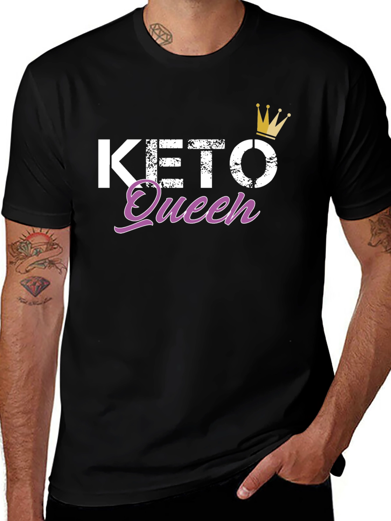 Variant 16 of Keto Queen Graphic Tee - Stylish & Comfortable