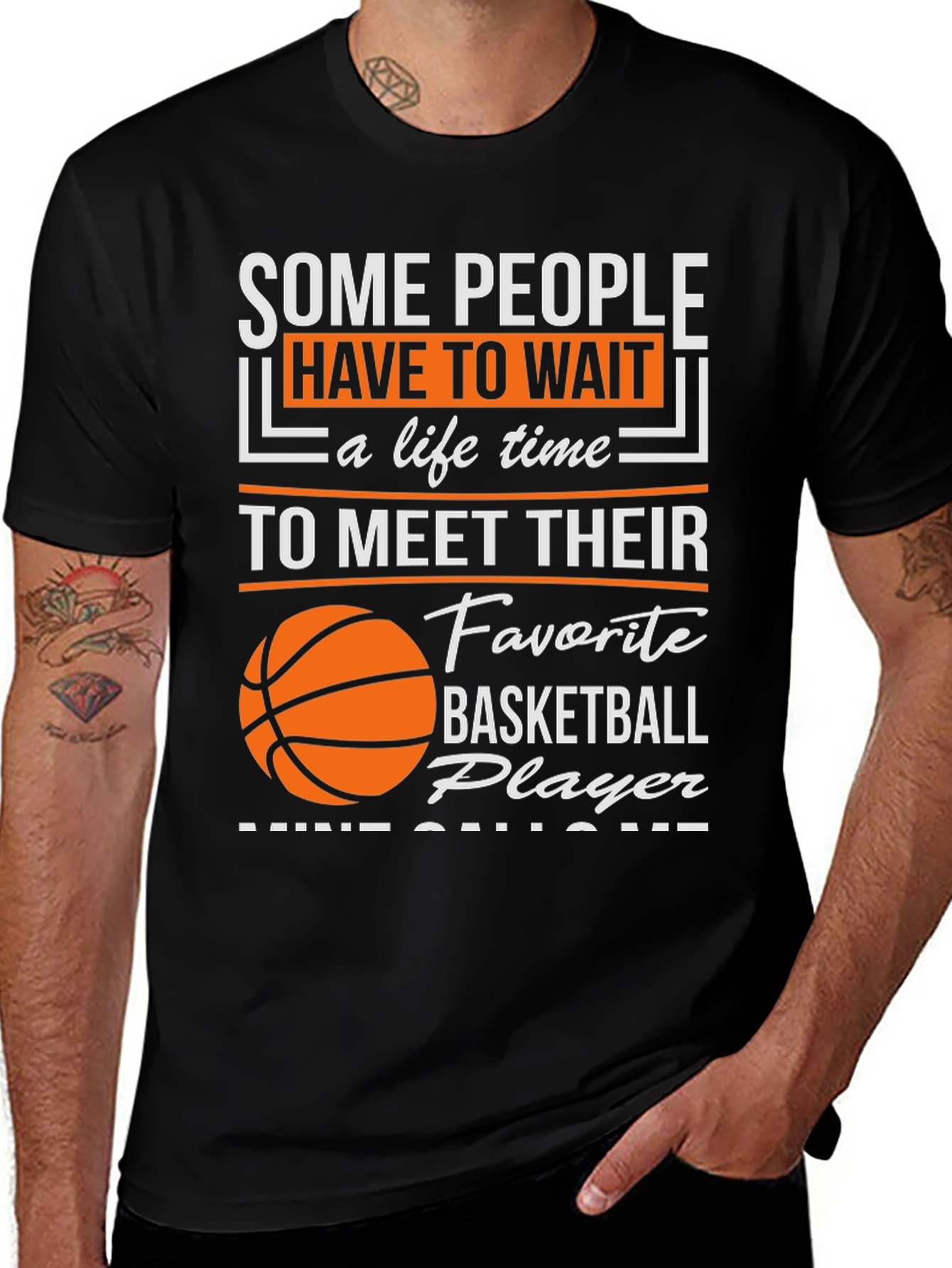 Variant 17 of Basketball Player T-Shirt