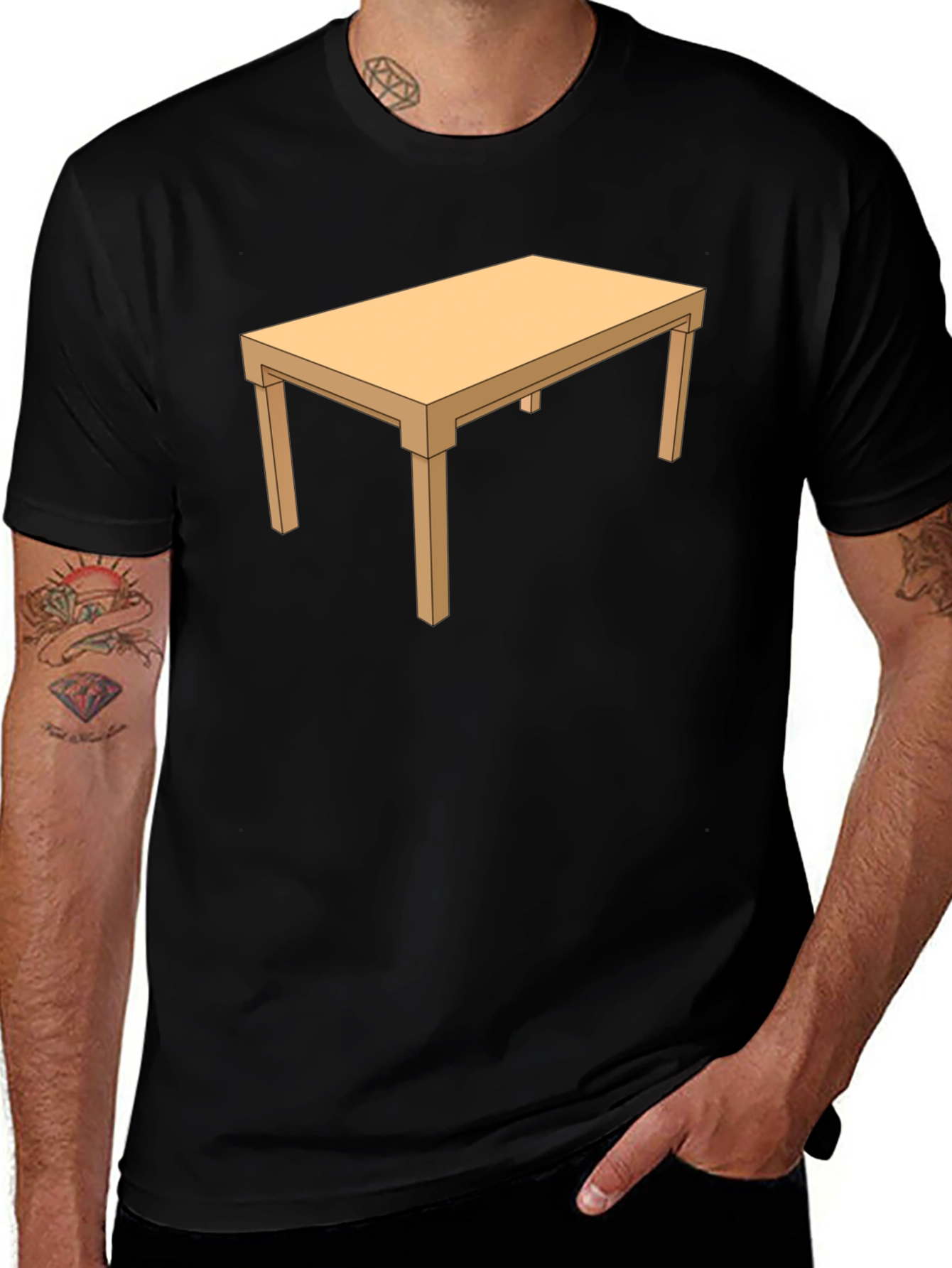 Variant 4 of Table Graphic Tee - Modern, Casual Style