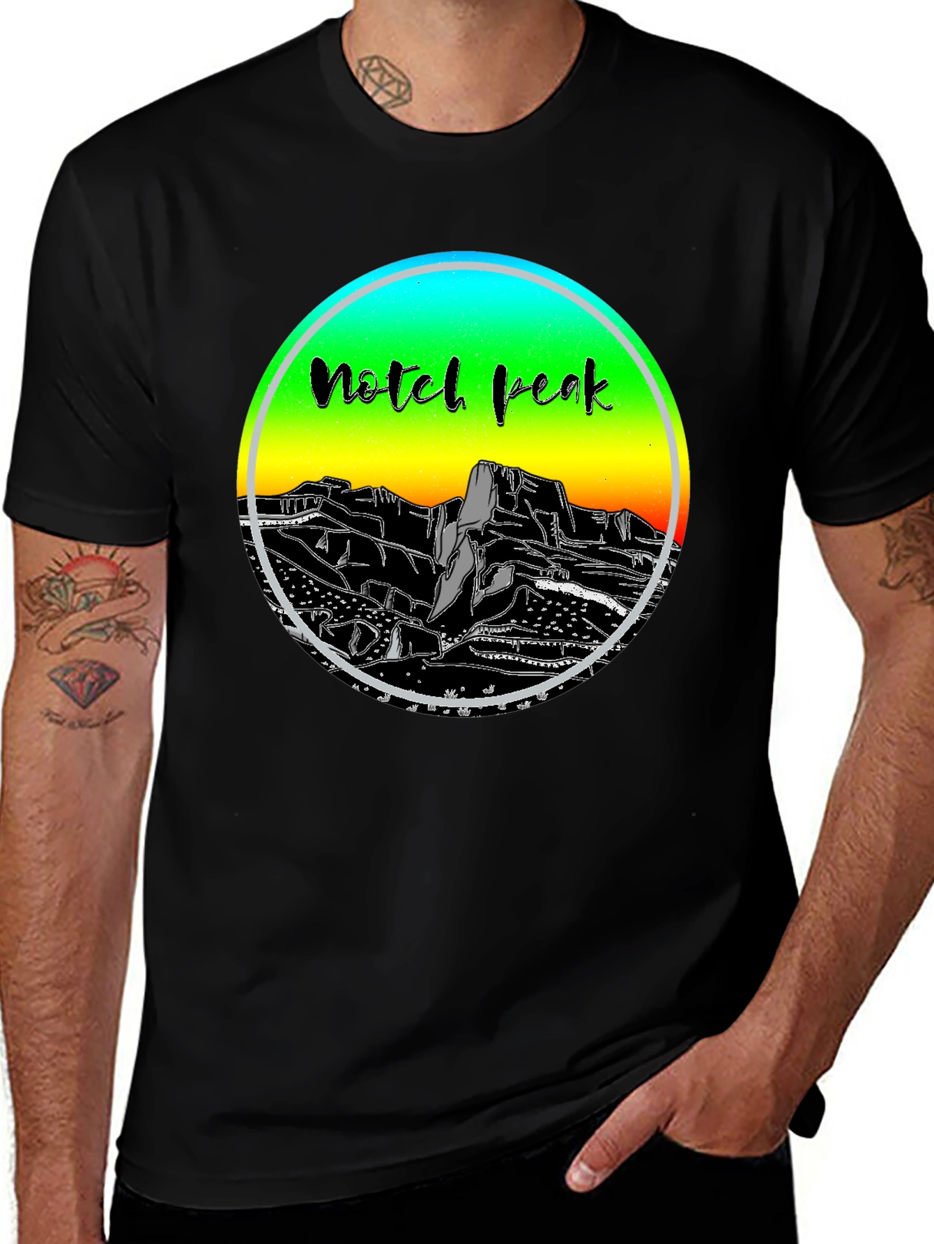 Variant 17 of Notch Peak Graphic Tee - Adventure Time!