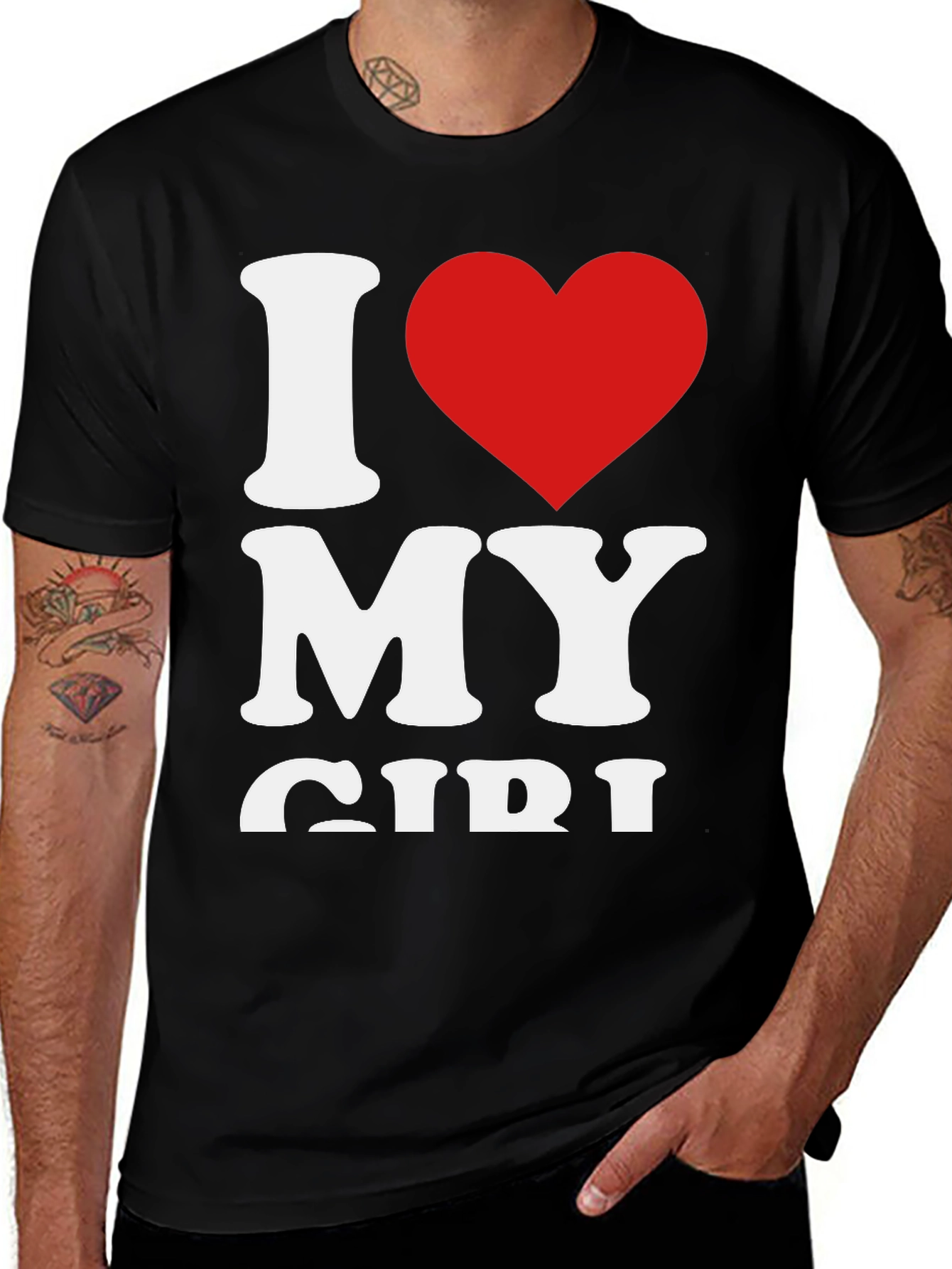 Variant 18 of I Love My Girl - Graphic Tee