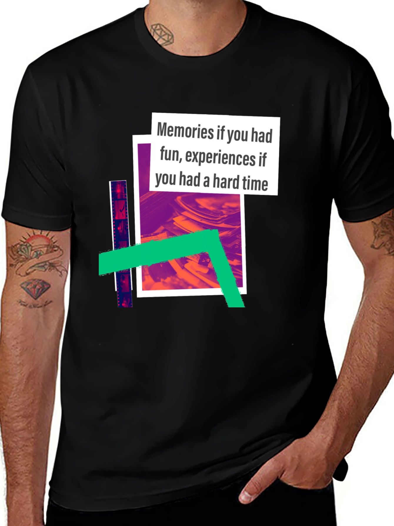 Variant 12 of Memories Graphic Tee - Fun Experiences T-Shirt