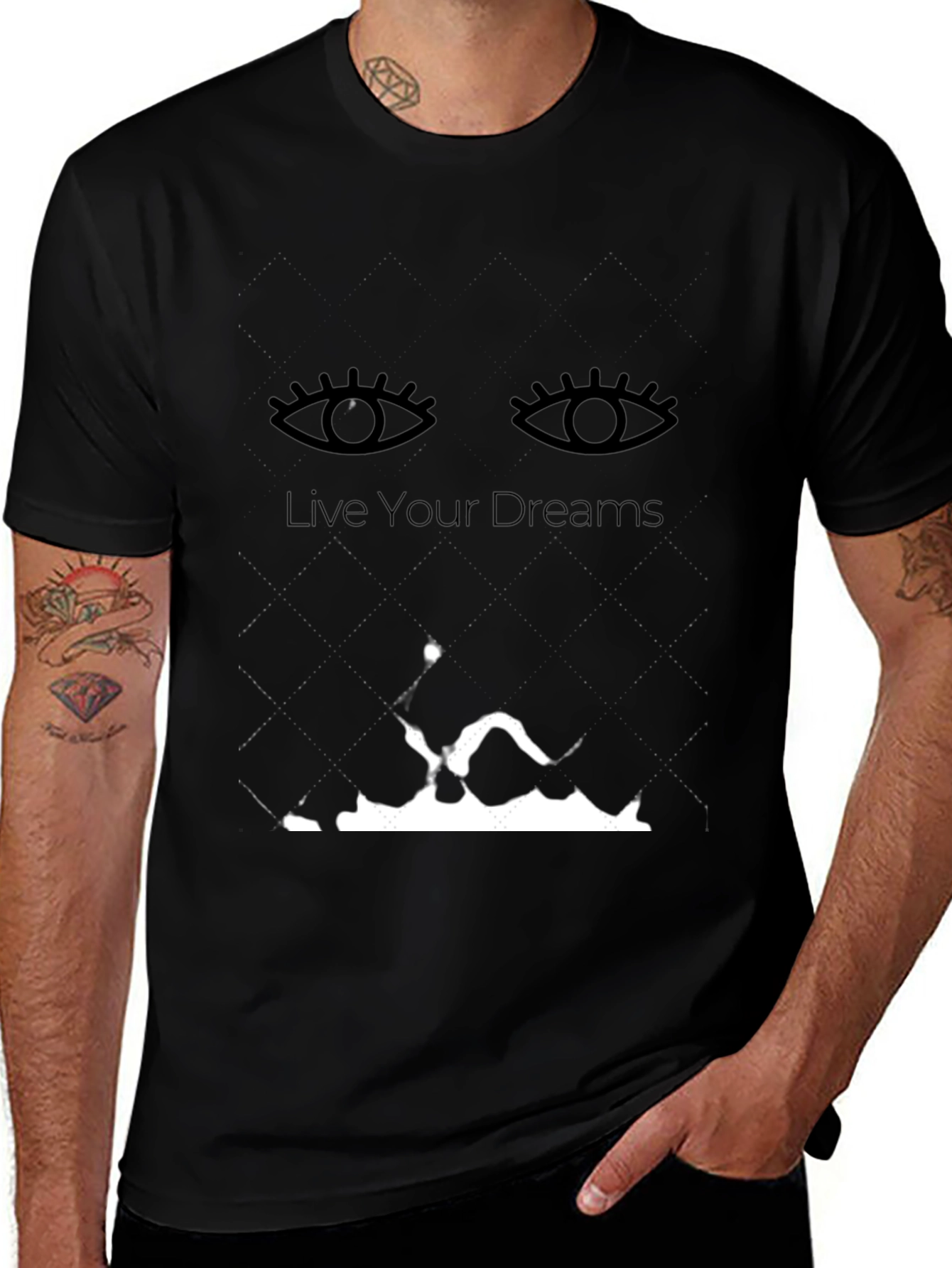 Variant 8 of Live Your Dreams Graphic Tee