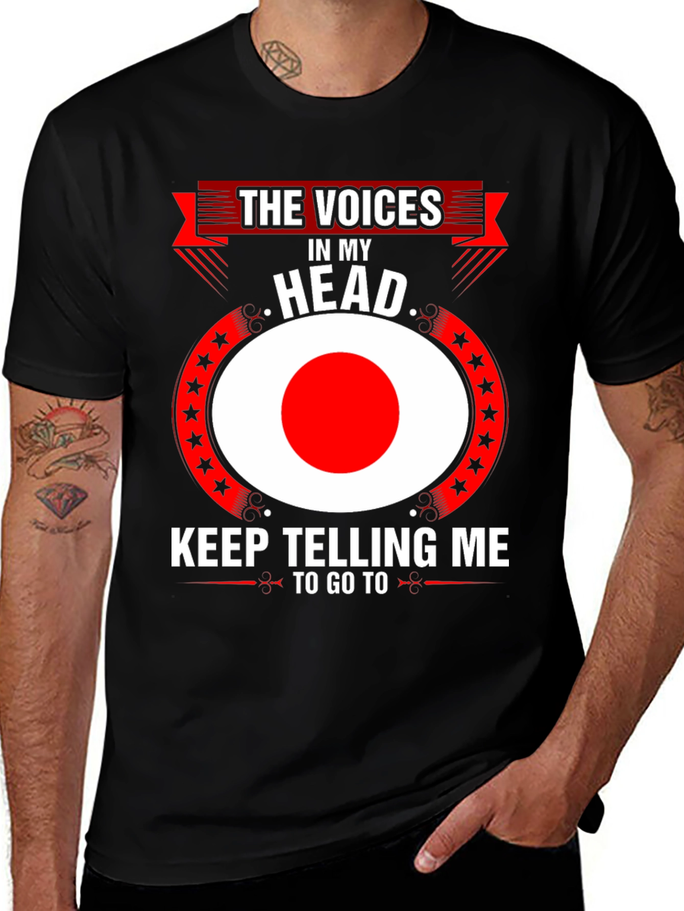 Voices in My Head Japan Graphic T-Shirt
