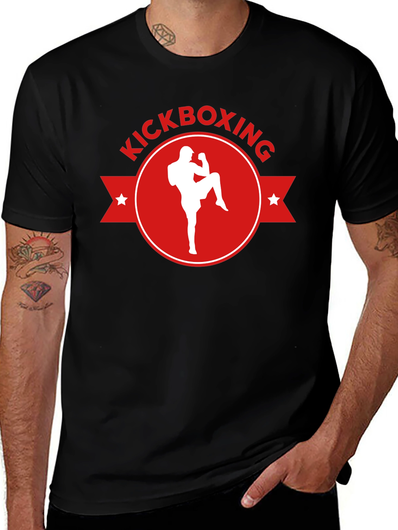 Variant 18 of Kickboxing Graphic Tee - Martial Arts T-Shirt