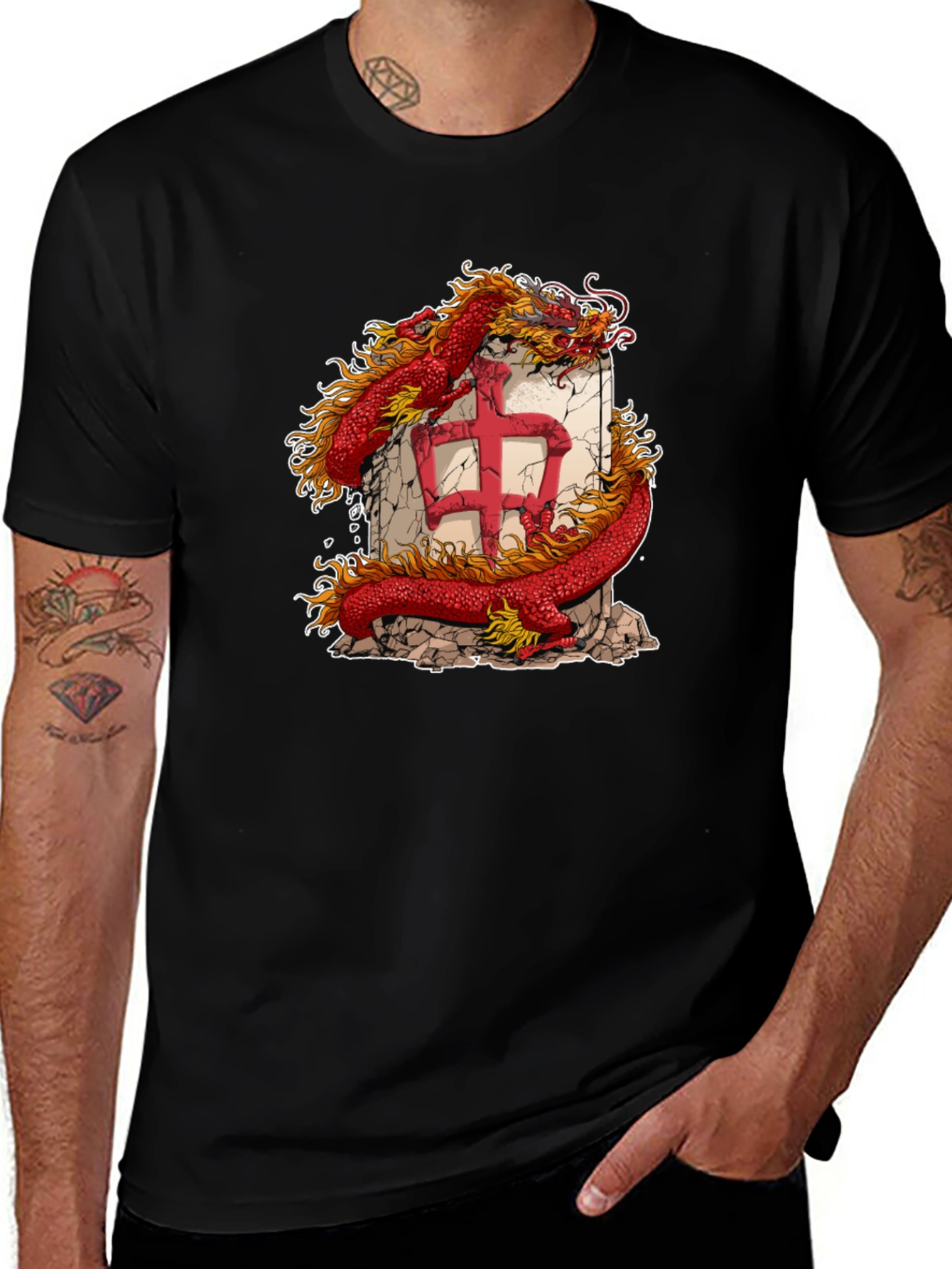 Dragon T-Shirt - Artistic Design