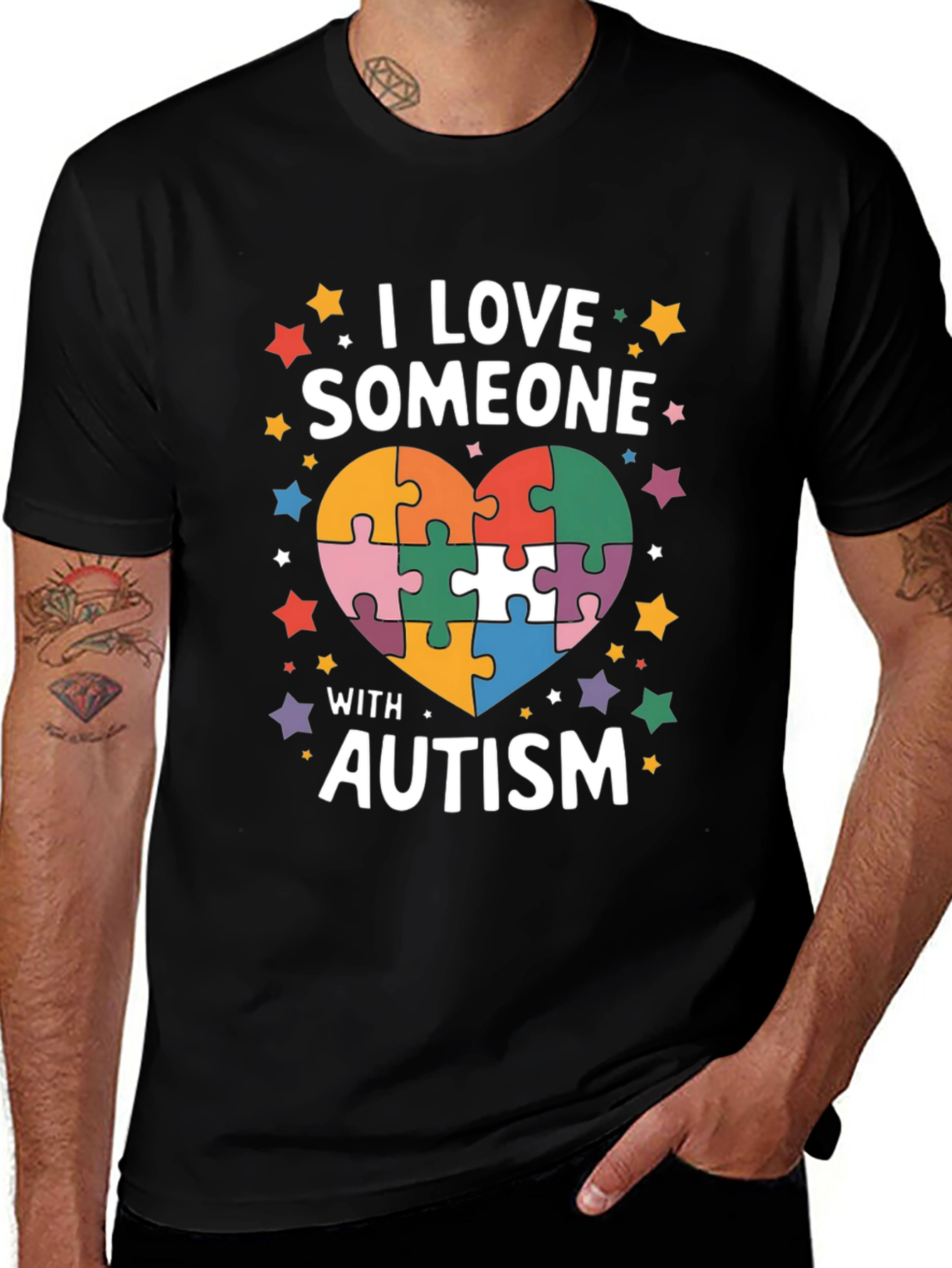 Autism Awareness Puzzle Heart T-Shirt