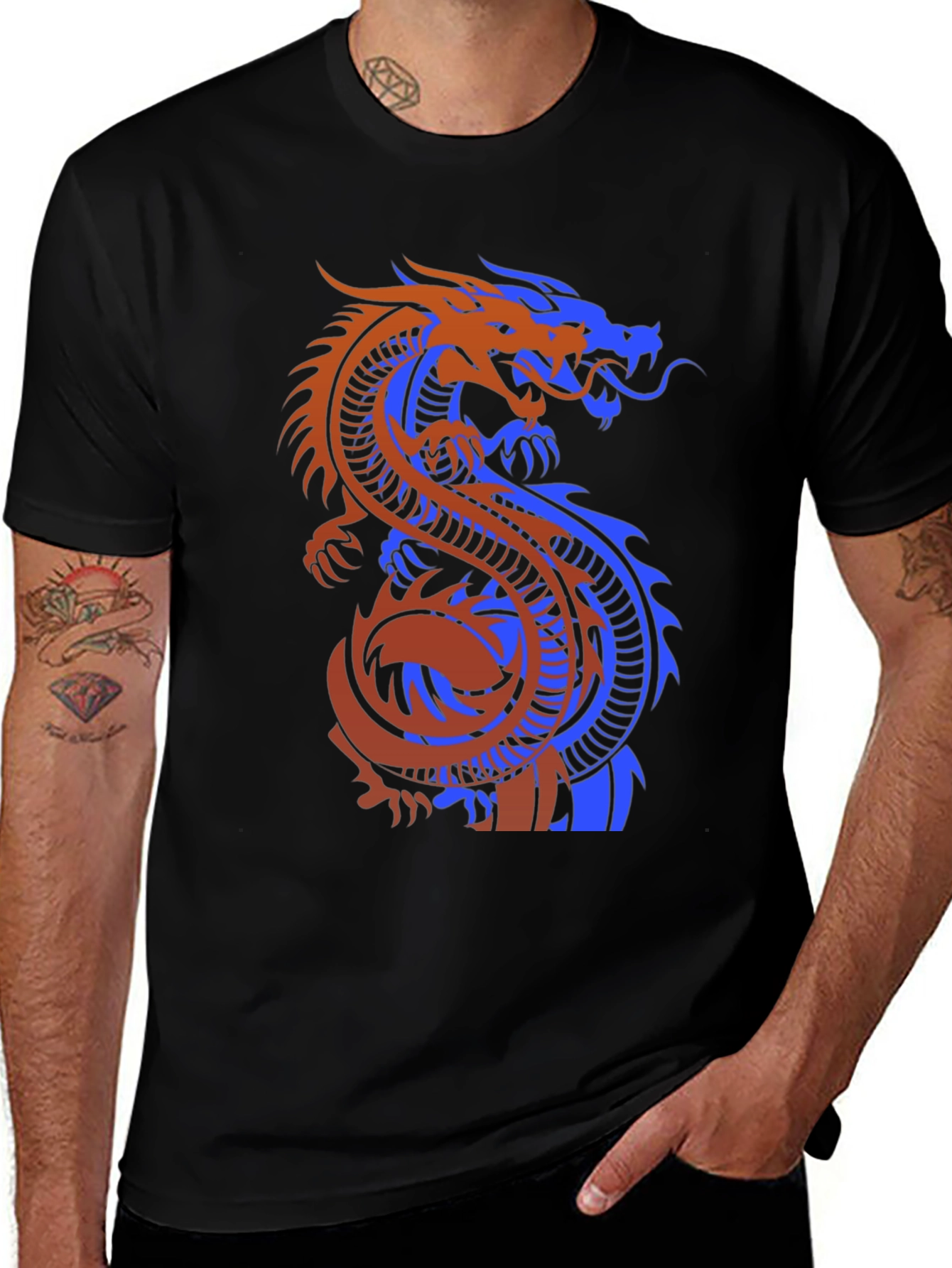 Variant 21 of Dragon Graphic Tee - Bold Style