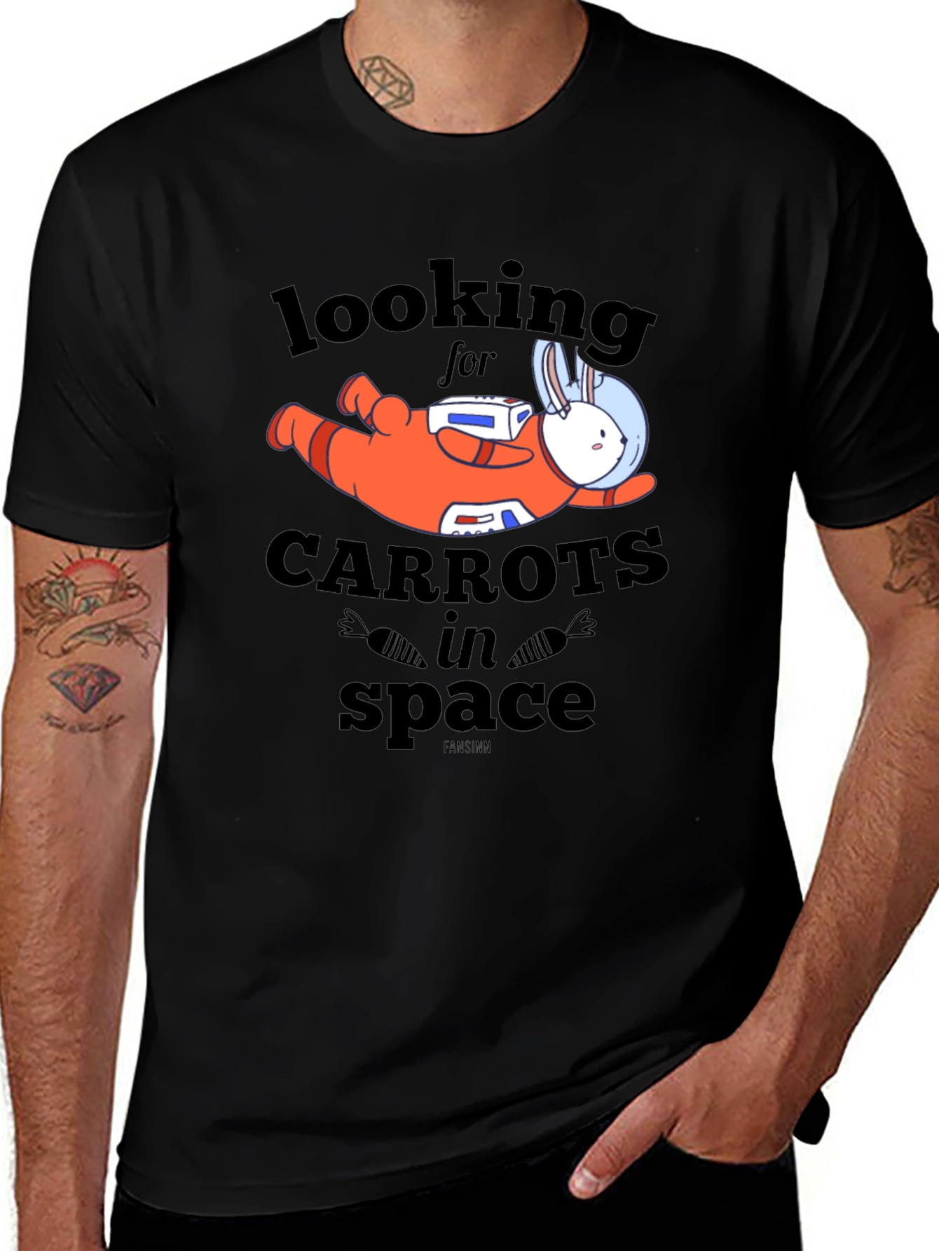 Variant 14 of Looking for Carrots in Space T-Shirt