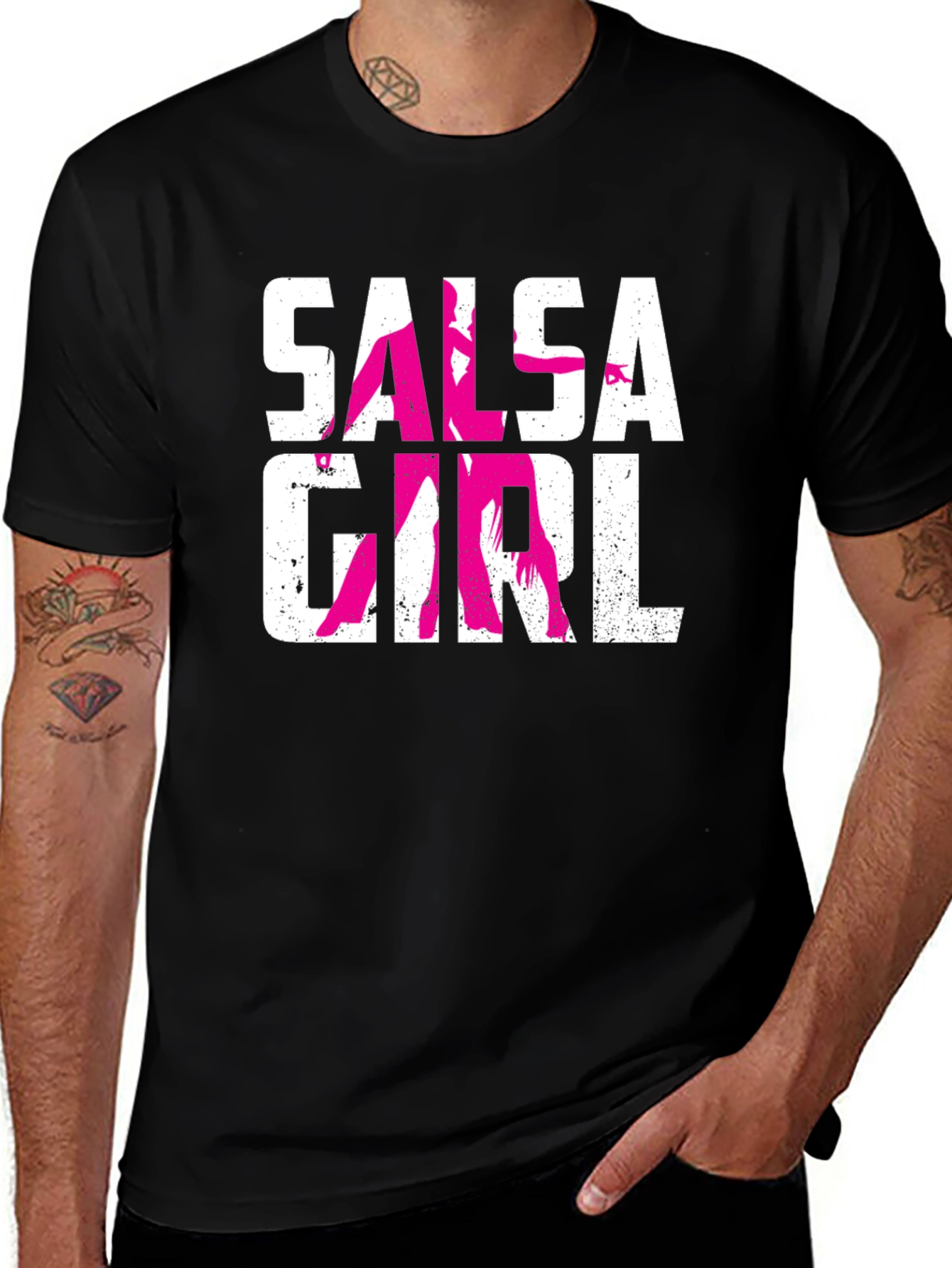 Variant 14 of Salsa Girl Graphic T-Shirt - Dance Lover Tee