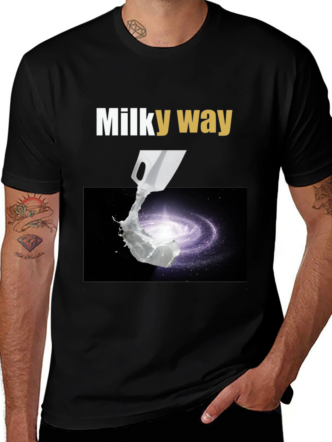Variant 14 of Milky Way Graphic T-Shirt - Space & Humor