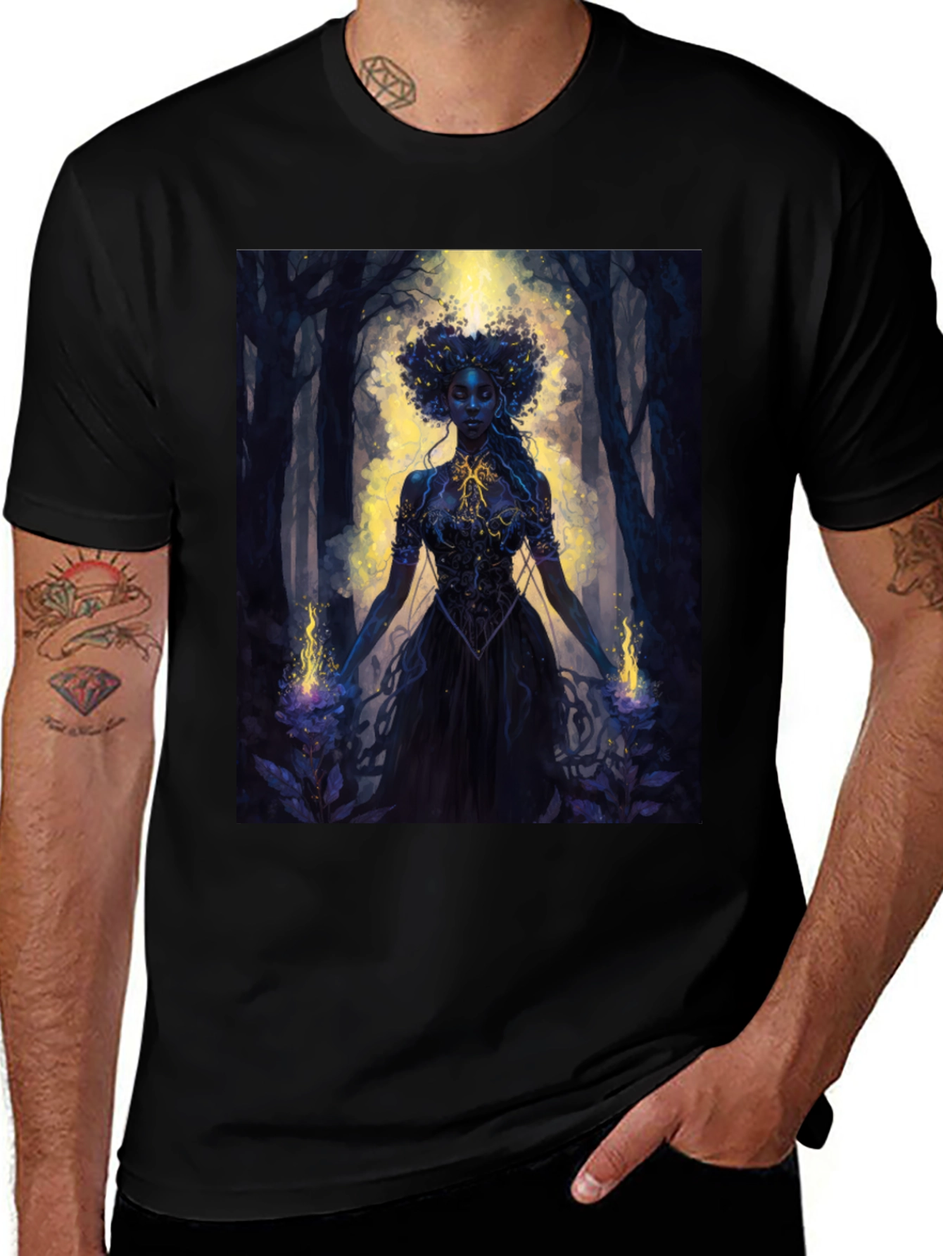 Variant 30 of Mystic Forest Woman Graphic Tee