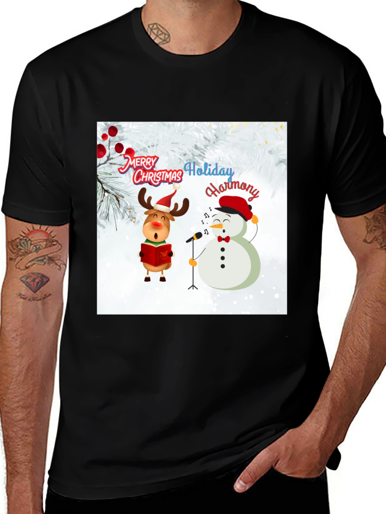 Festive Holiday Harmony T-Shirt