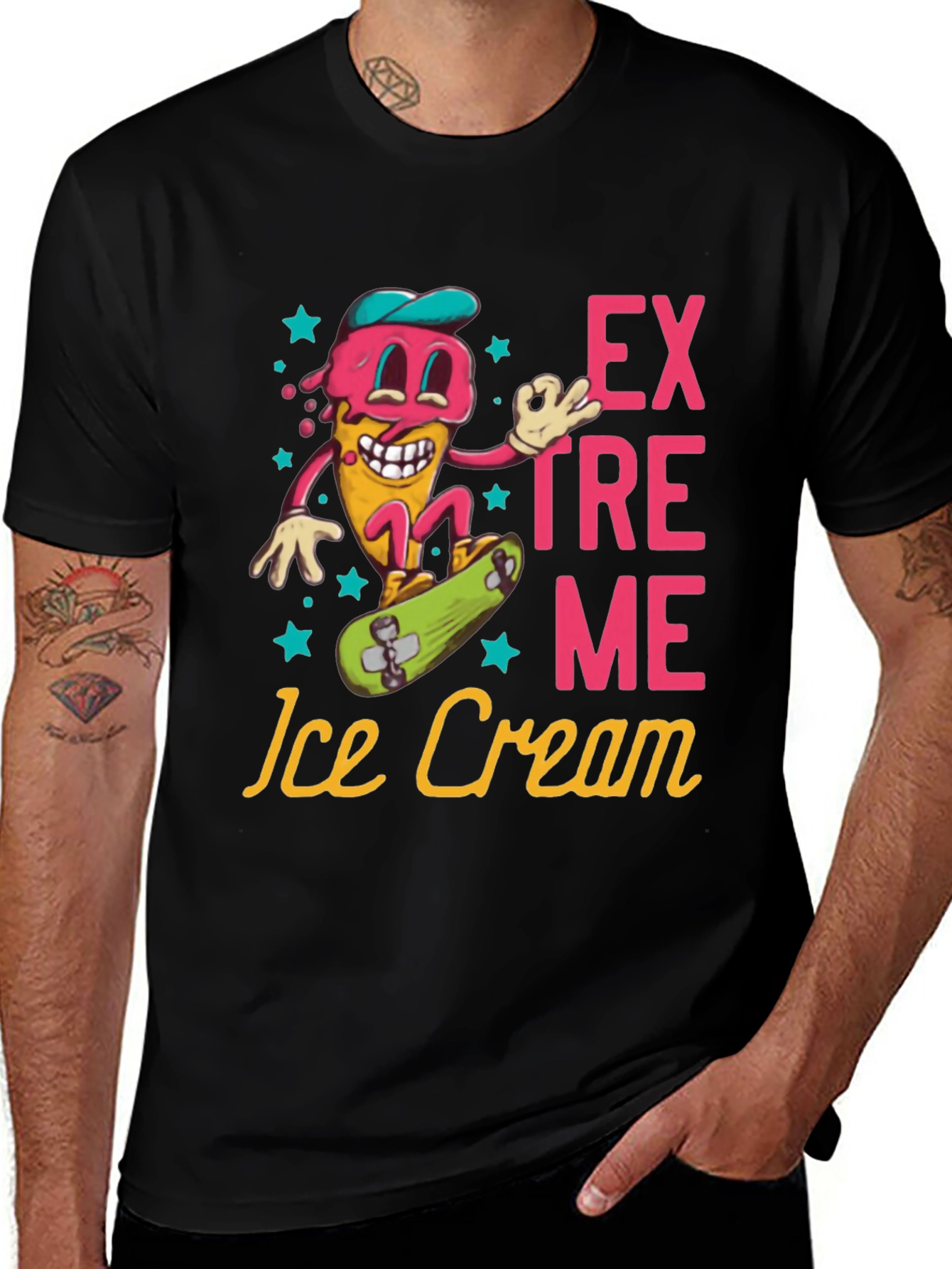 Variant 13 of Extreme Ice Cream Graphic Tee