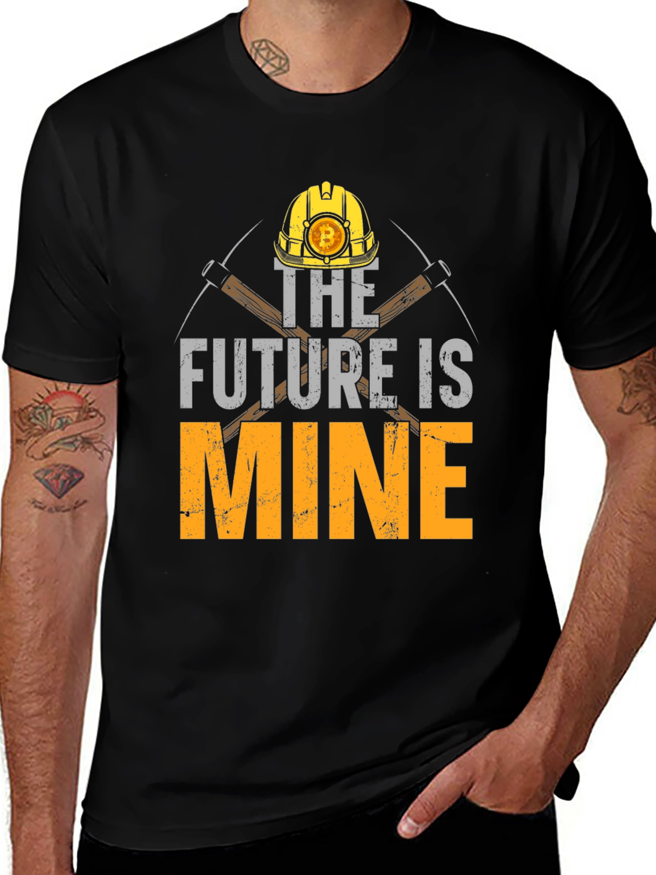 Variant 29 of The Future is Mine Bitcoin T-Shirt
