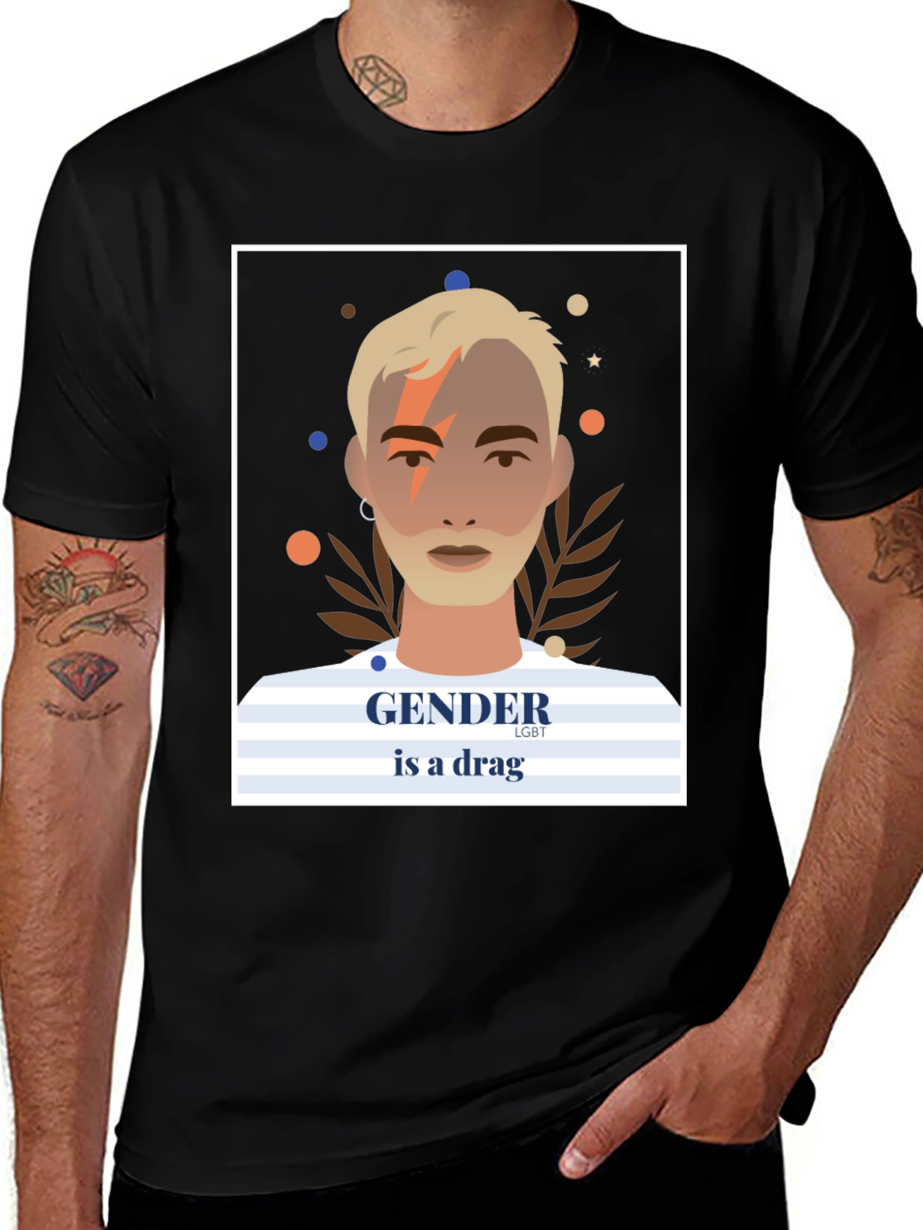 Variant 19 of Gender Is A Drag Graphic Tee