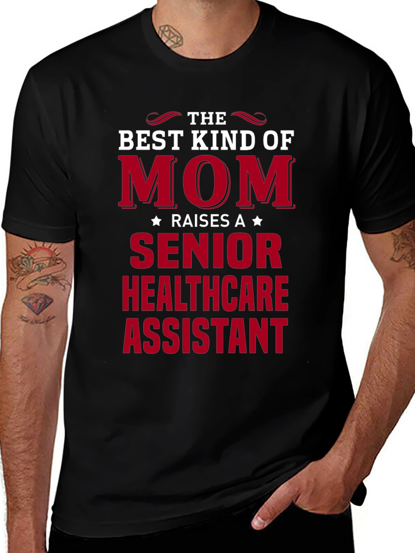 Senior Healthcare Assistant Mom T-Shirt