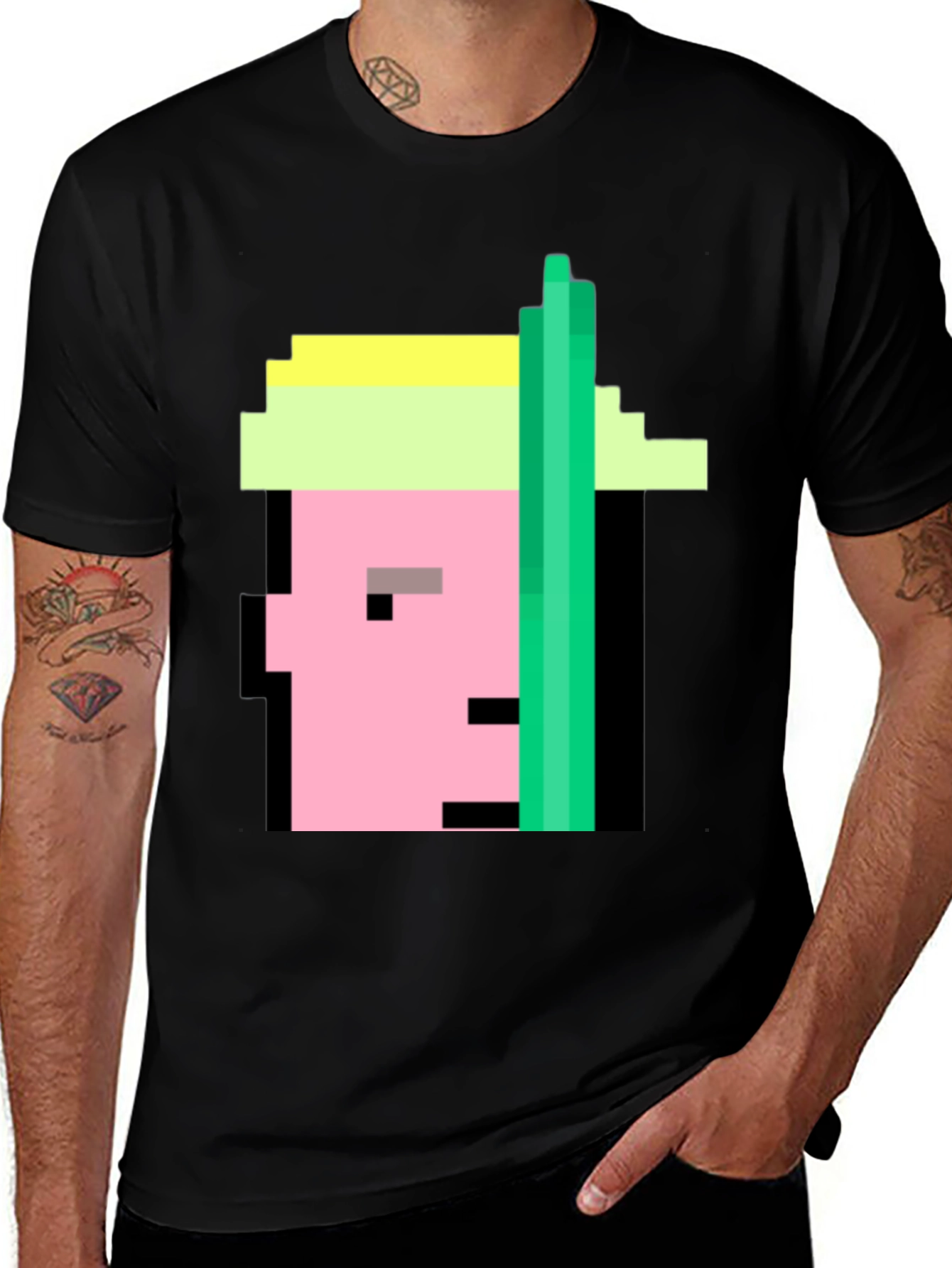 Variant 8 of Pixel Art Graphic T-Shirt - Cool Retro Design