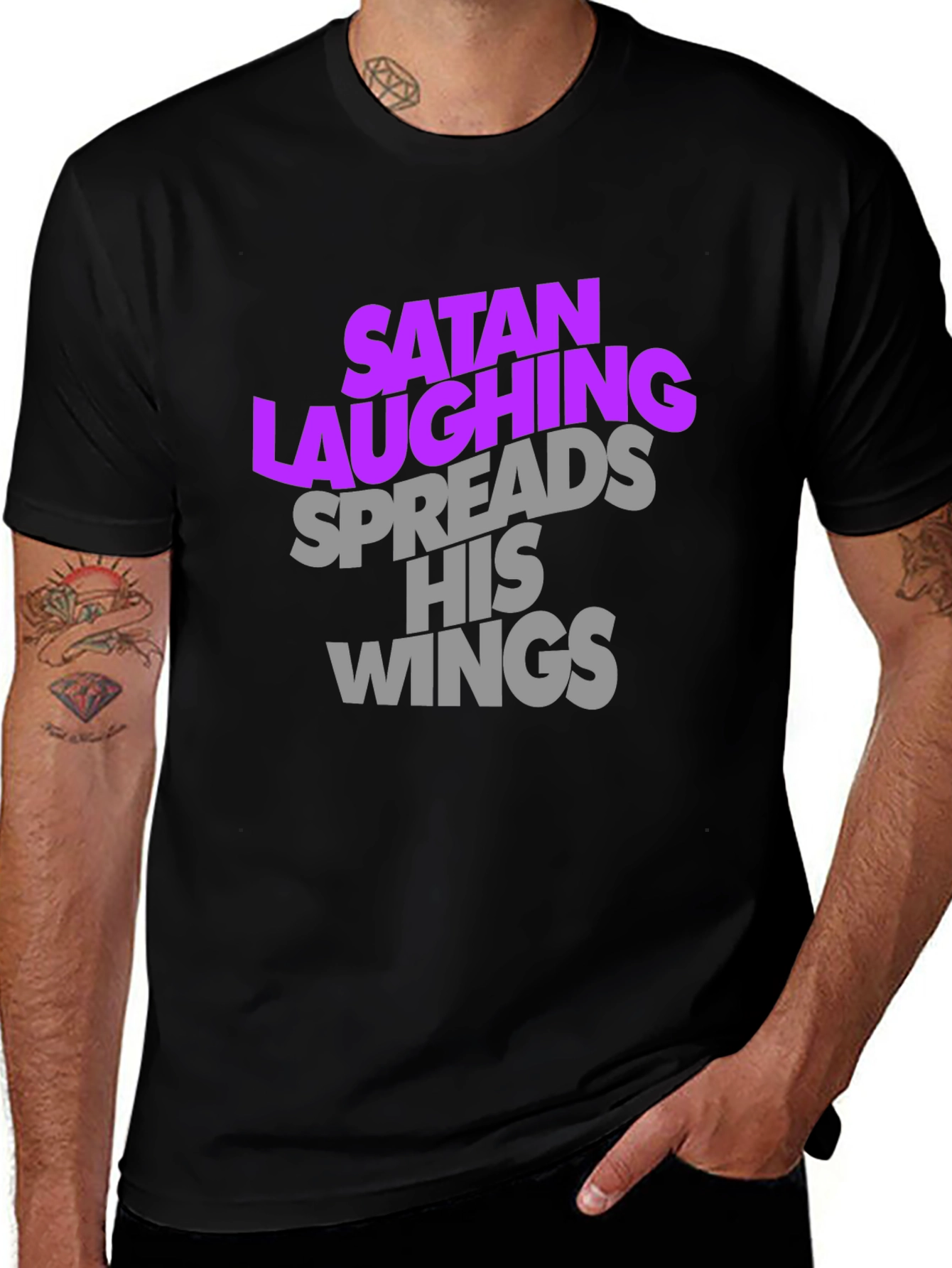Variant 24 of Satan Laughing Graphic T-Shirt