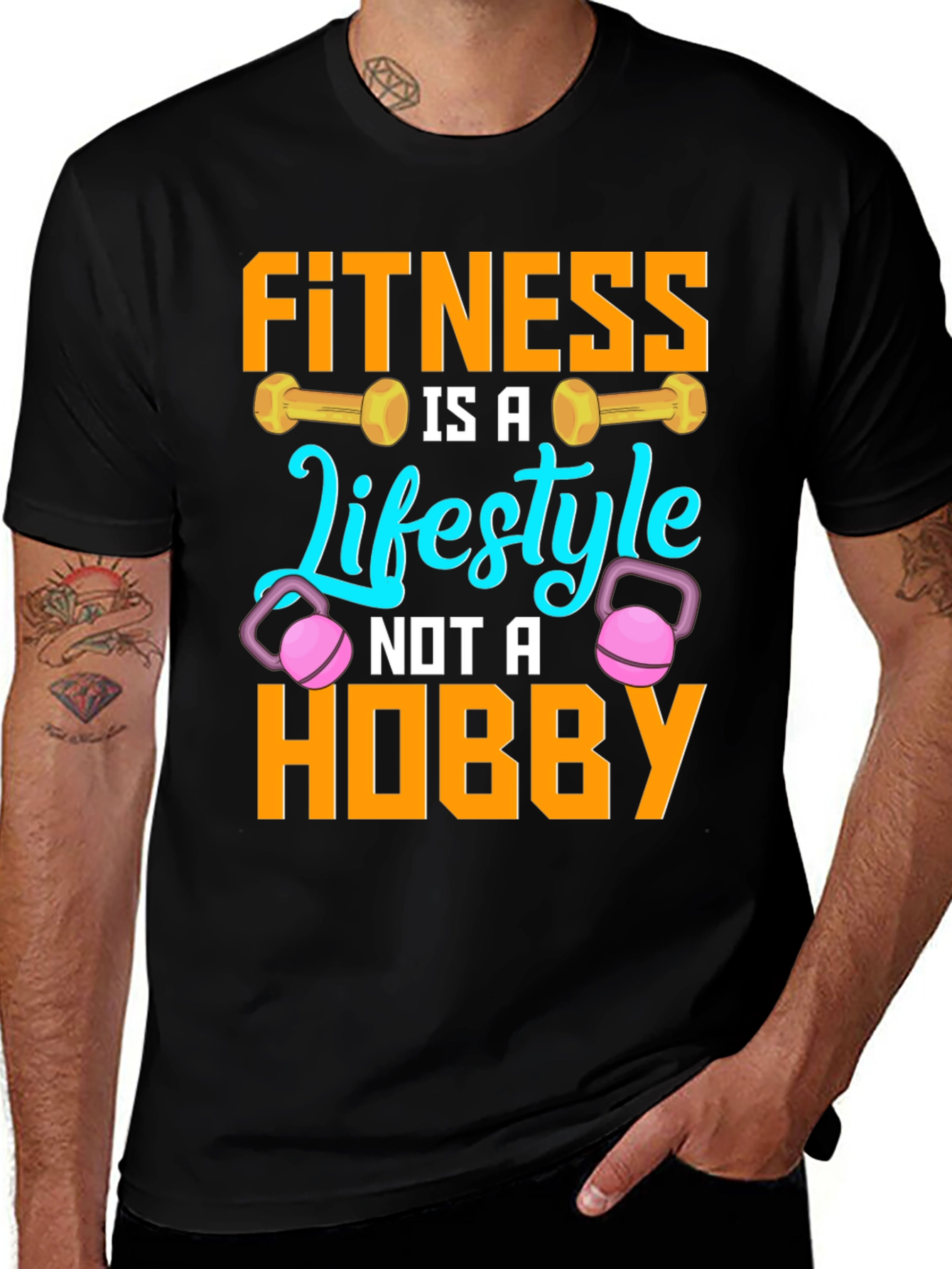 Variant 20 of Fitness Lifestyle Gym Workout T-Shirt