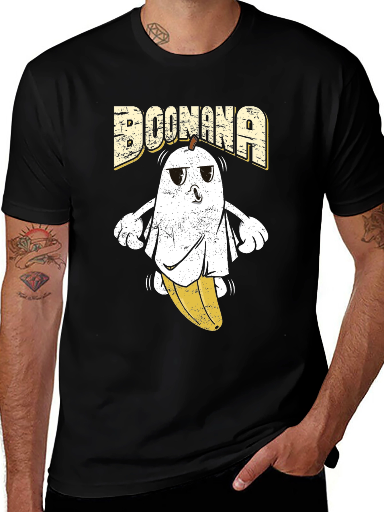 Variant 22 of Boonana Graphic T-Shirt - Funny Halloween Tee