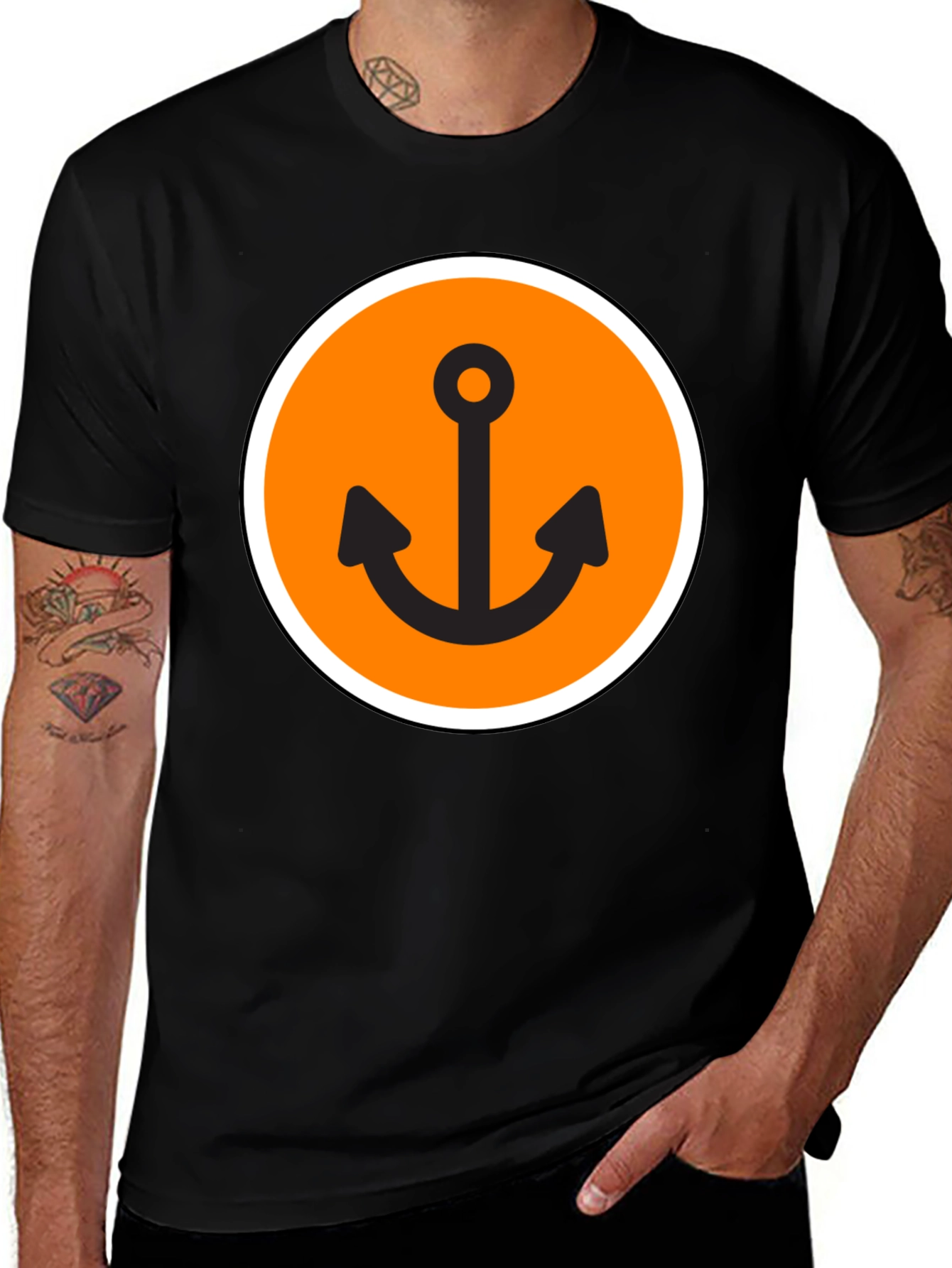Anchor Graphic Tee - Classic Style