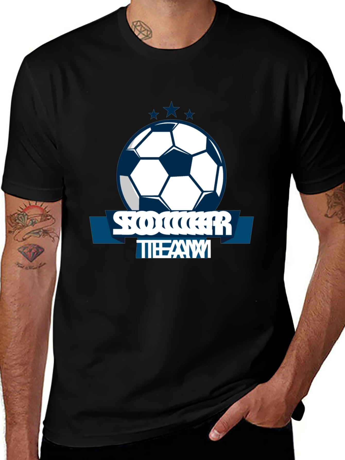 Variant 12 of Soccer Team Graphic T-Shirt
